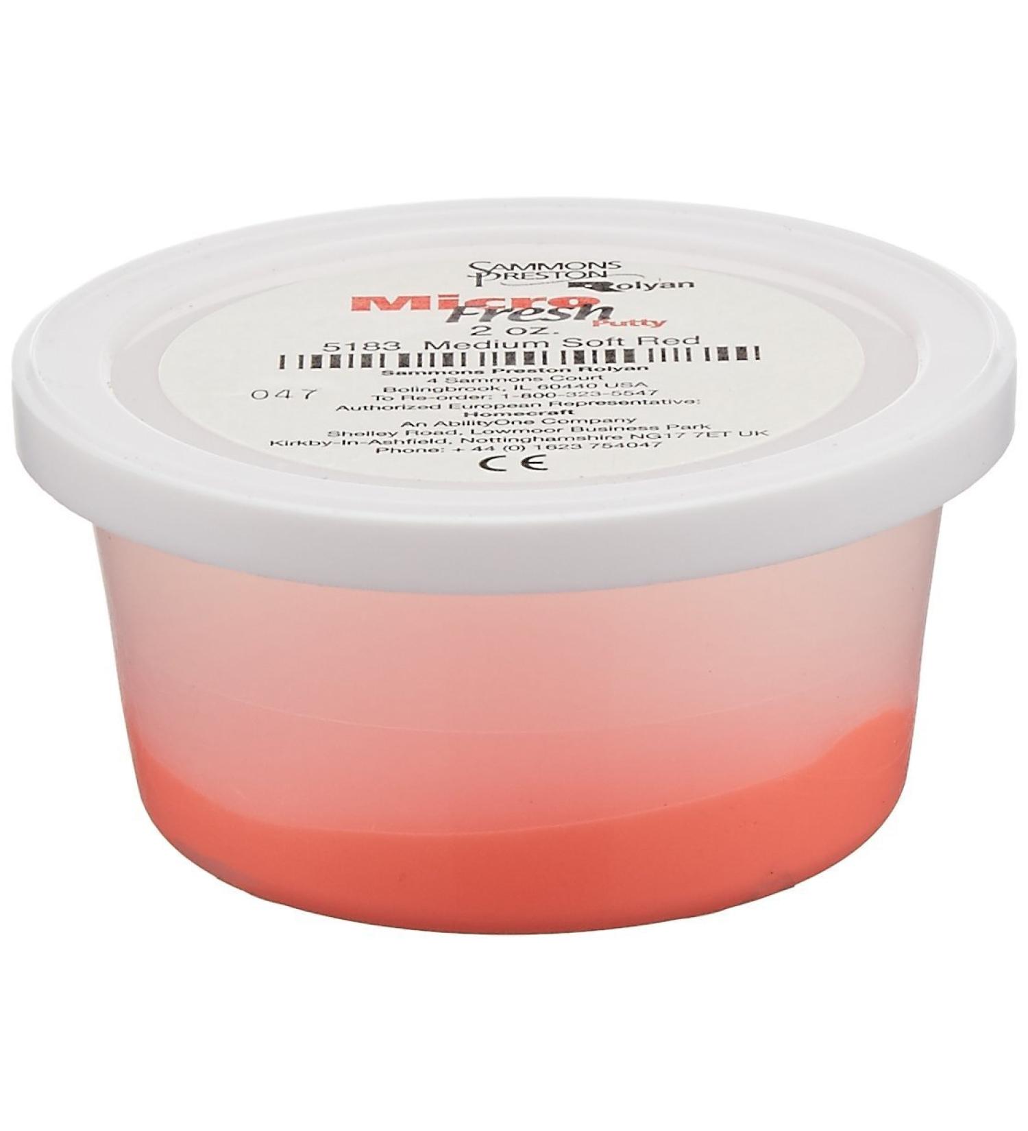 Patterson Medical Micro-Fresh Therapy Putty Medium Soft Red 57g 5183