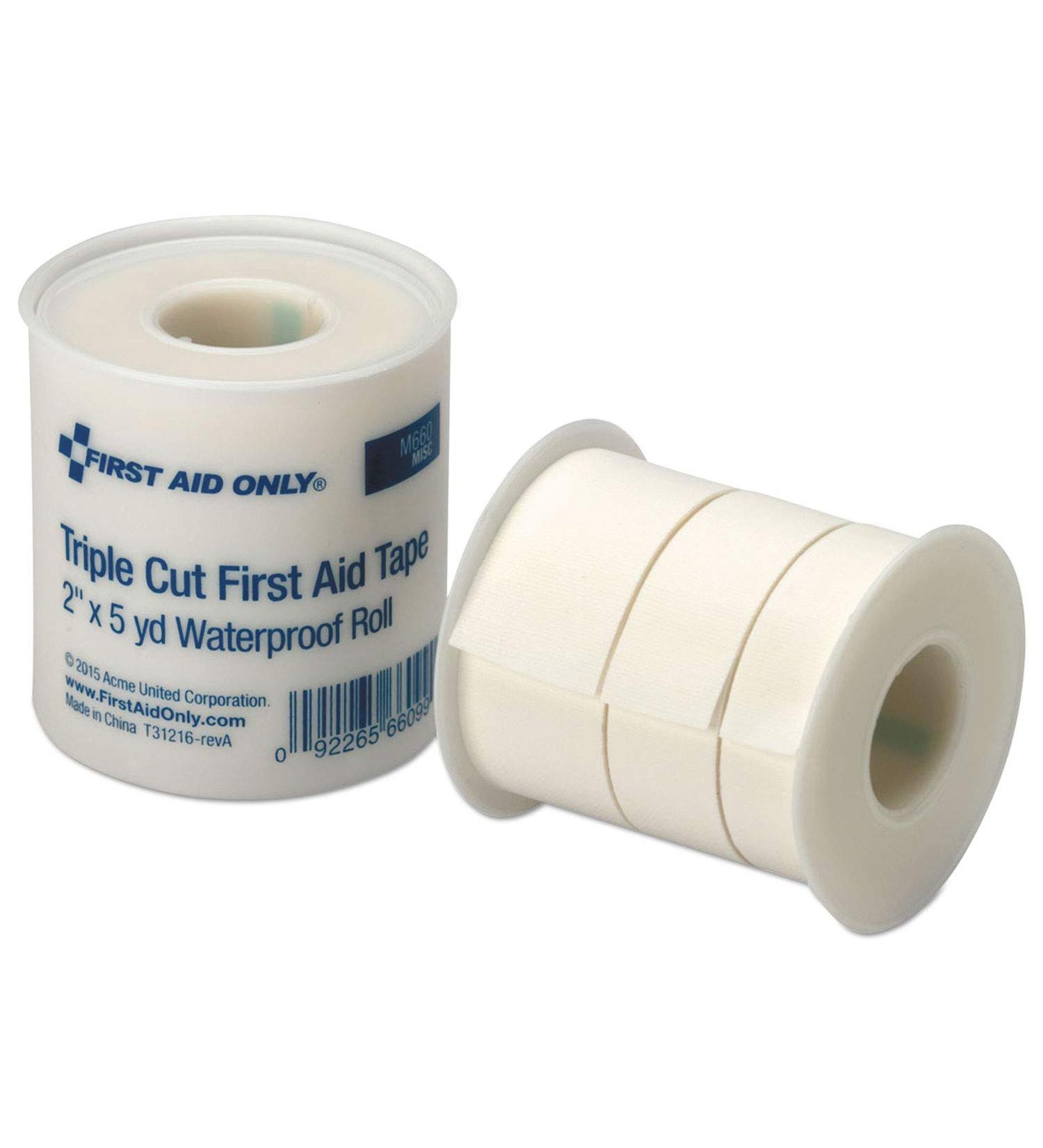 First Aid Only FAE-9089 SmartCompliance Refill 2 Triple Cut Adhesive First Aid Tape Roll