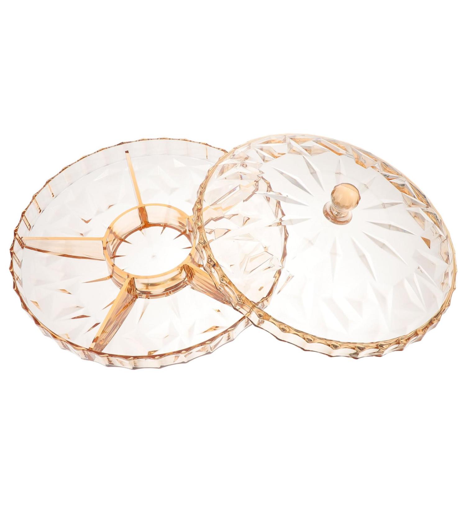 ABOOFAN Food Style Compartments Jewlery Snack Case Container Candy Cover Dried Dish Peanut Design Nut - Buy Online on GoSupps.com