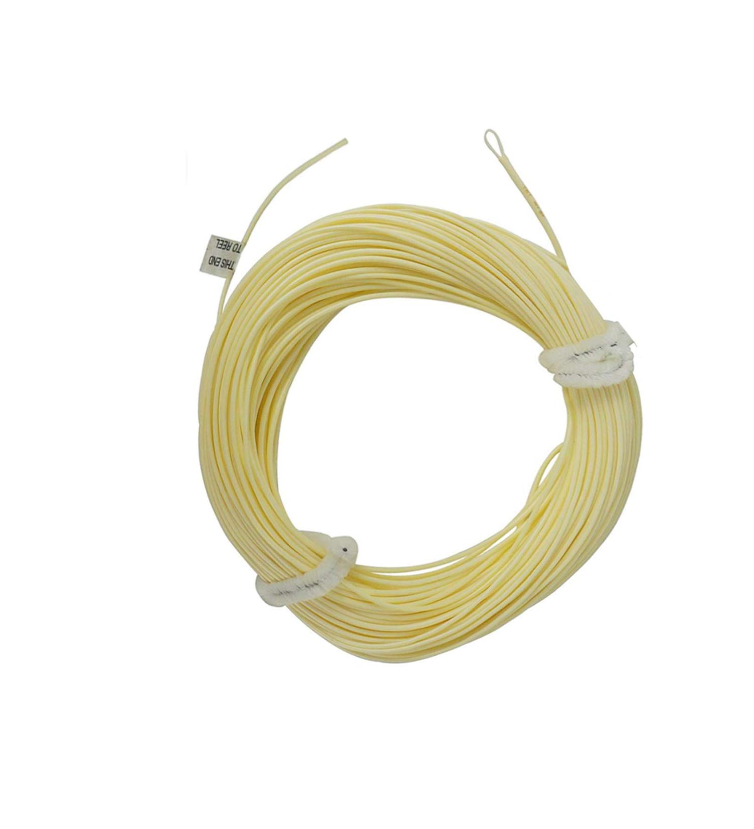 Aventik Trout Fly Line - Weight Forward Floating Cord with Exposed Loop | Easy Line ID - Milk Yellow 8WT - 1 Pack - Buy Online on GoSupps.com
