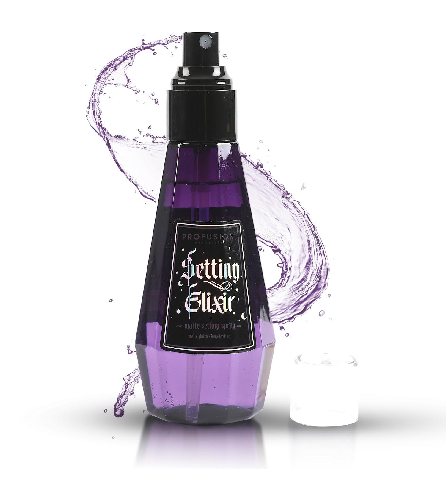 Profusion Cosmetics Mattifying Setting Spray Long-Wearing Hydrating & Non-Comedogenic Makeup Setting Elixir for Enchanting Hold & Nourishing Formula Vegan & Cruelty-Free - Buy Online on GoSupps.com
