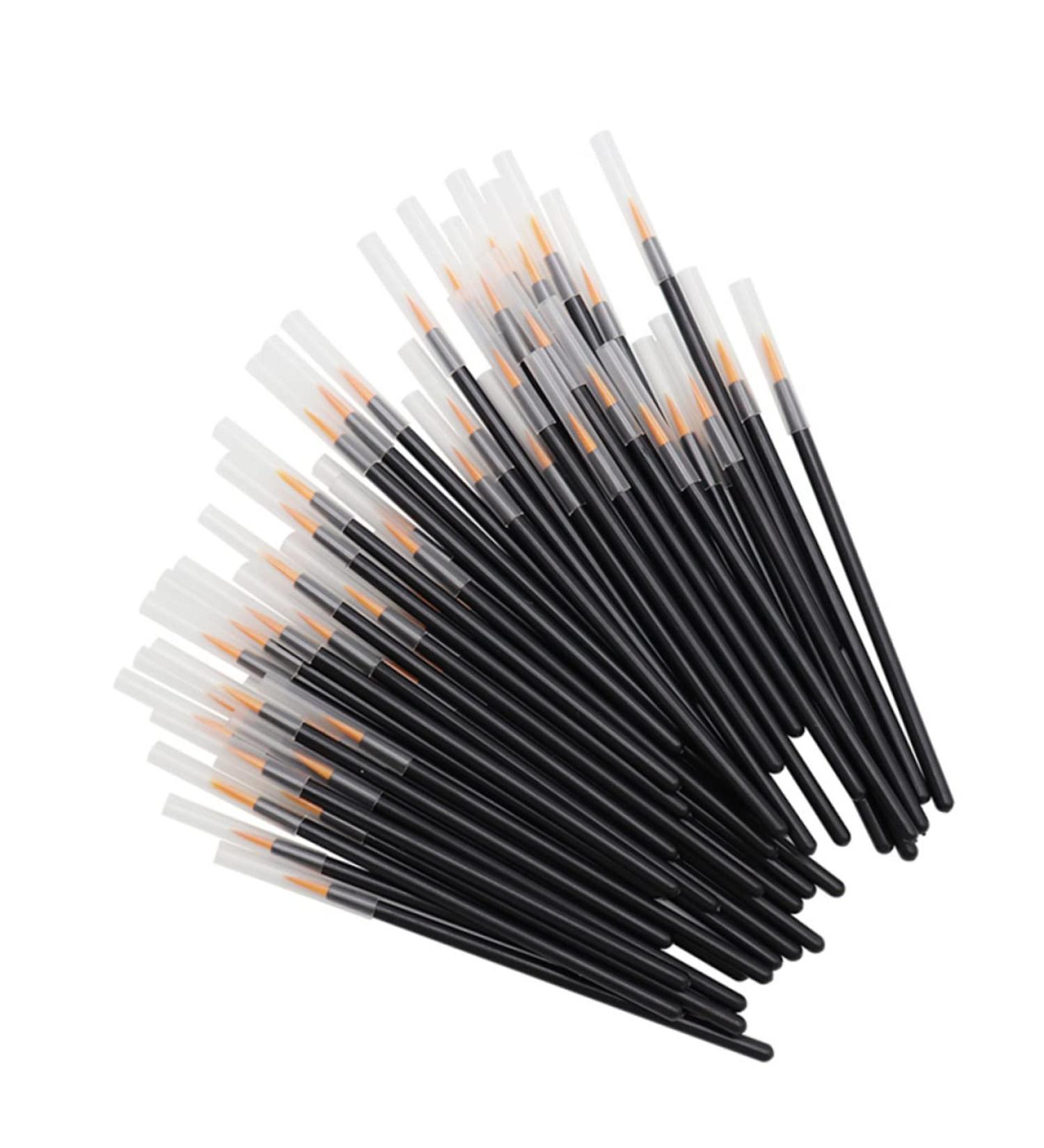 BELLIFFY 50pcs Disposable Eyeliner Brush Gel Eyeliner Brush Eyeliner Makeup Brushes Eye Liner Tools - Buy Online on GoSupps.com