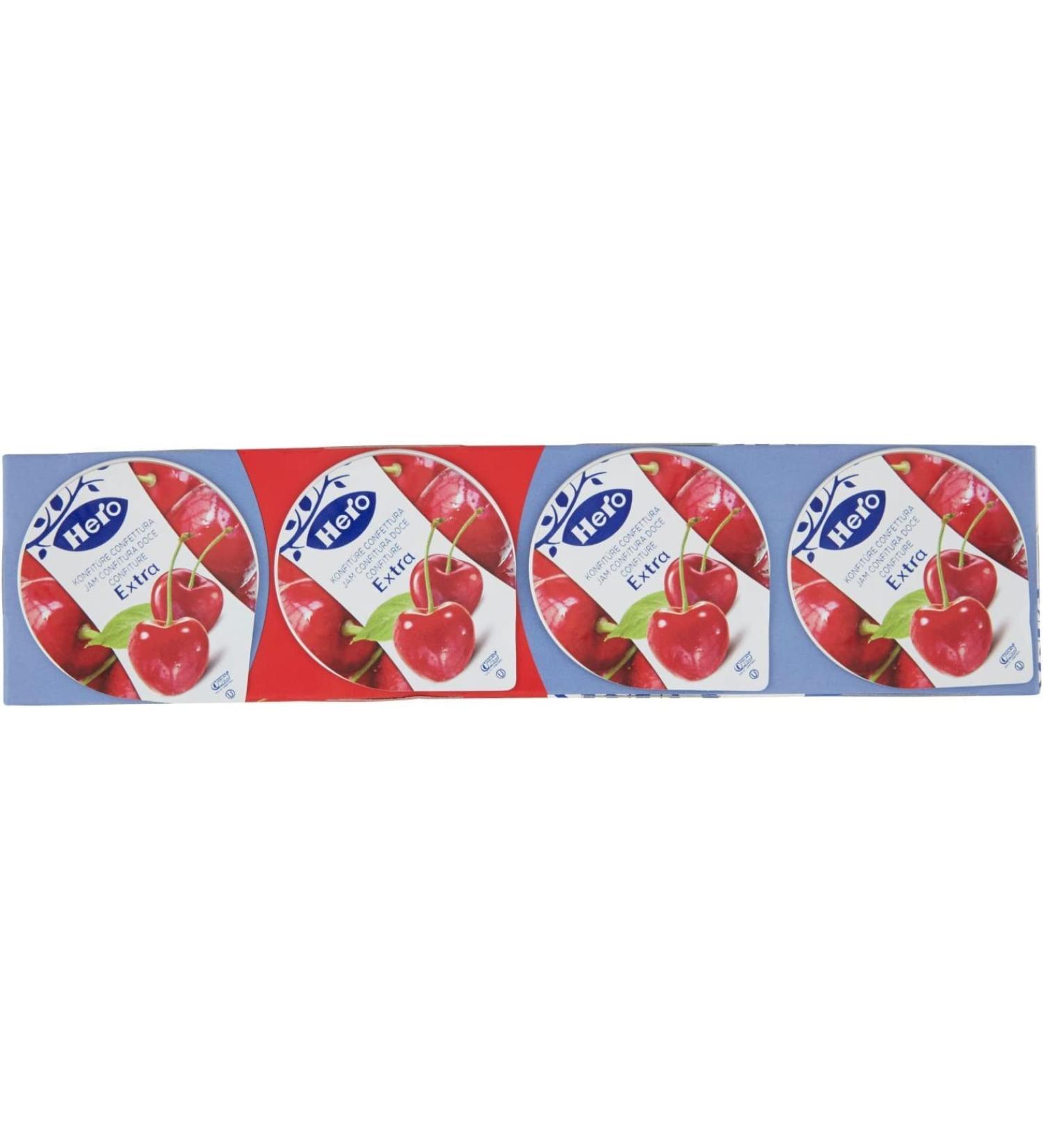  Hero Hero Ciliegie Confiture Spread Cherries 25 g (Pack of 4) - Buy Online on GoSupps.com
