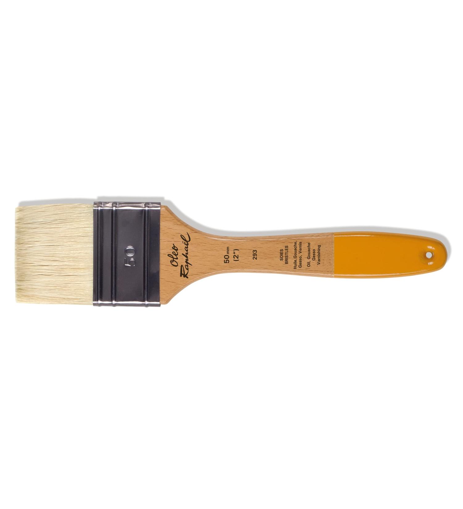 Raphael Oleo Flat Oil Brush 50 Natural - High-Quality Flat Brush for Oil Painting - Buy Online on GoSupps.com