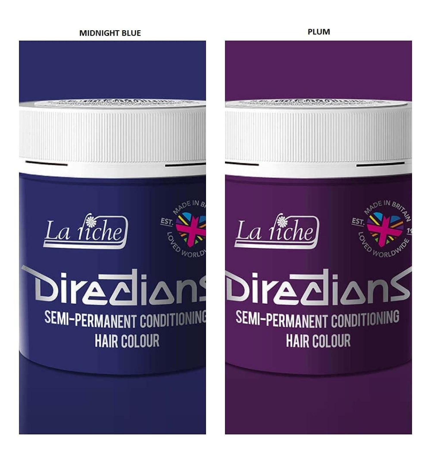 Buy La Riche Directions Hair Colour Set - Plum & Midnight Blue | International Shipping Available - Buy Online on GoSupps.com