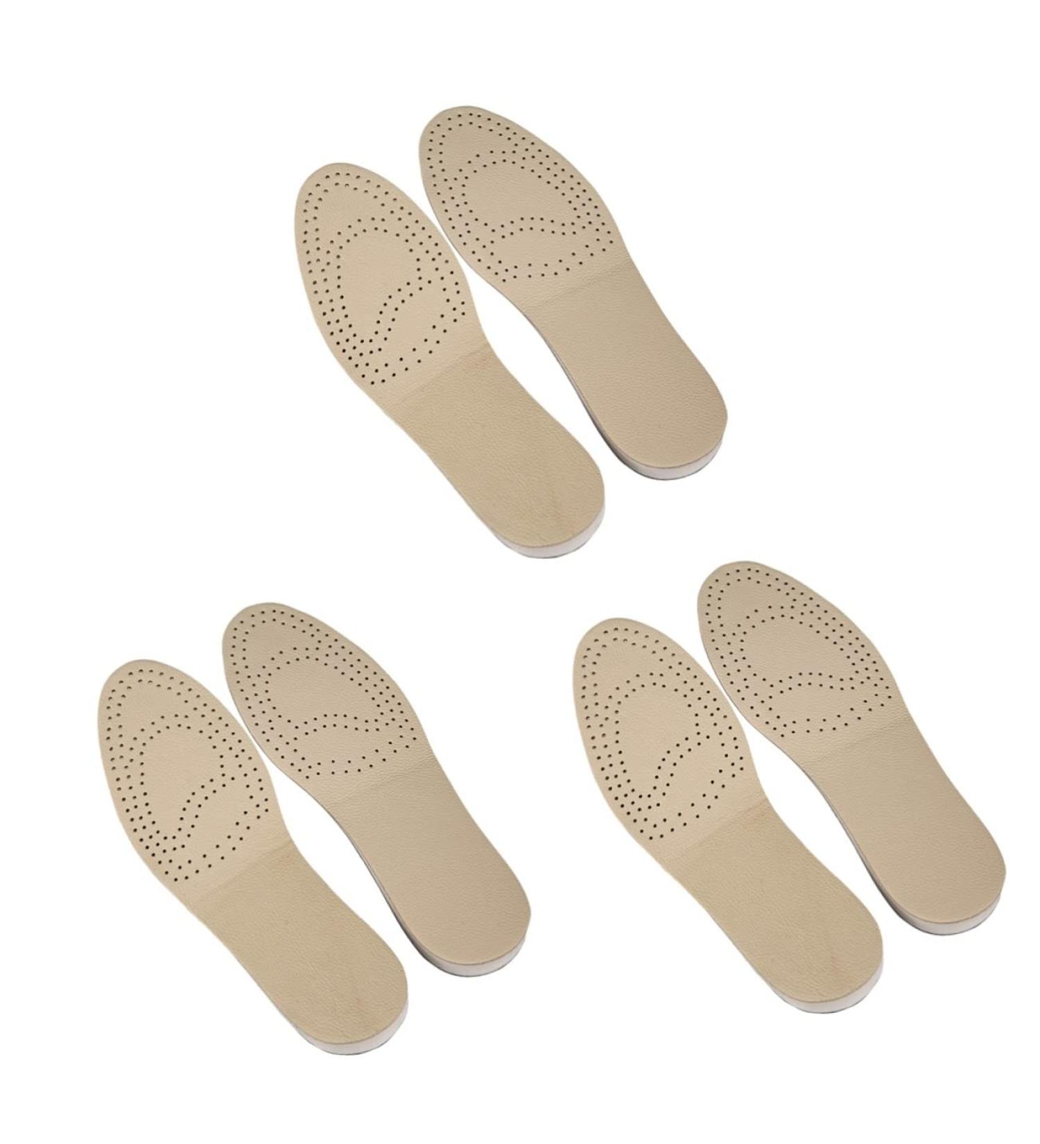 FRCOLOR Invisible Heel Lift Insoles - 3 Pairs Height Increase Shoe Inserts & Pads for Comfort & Style - Buy Online on GoSupps.com