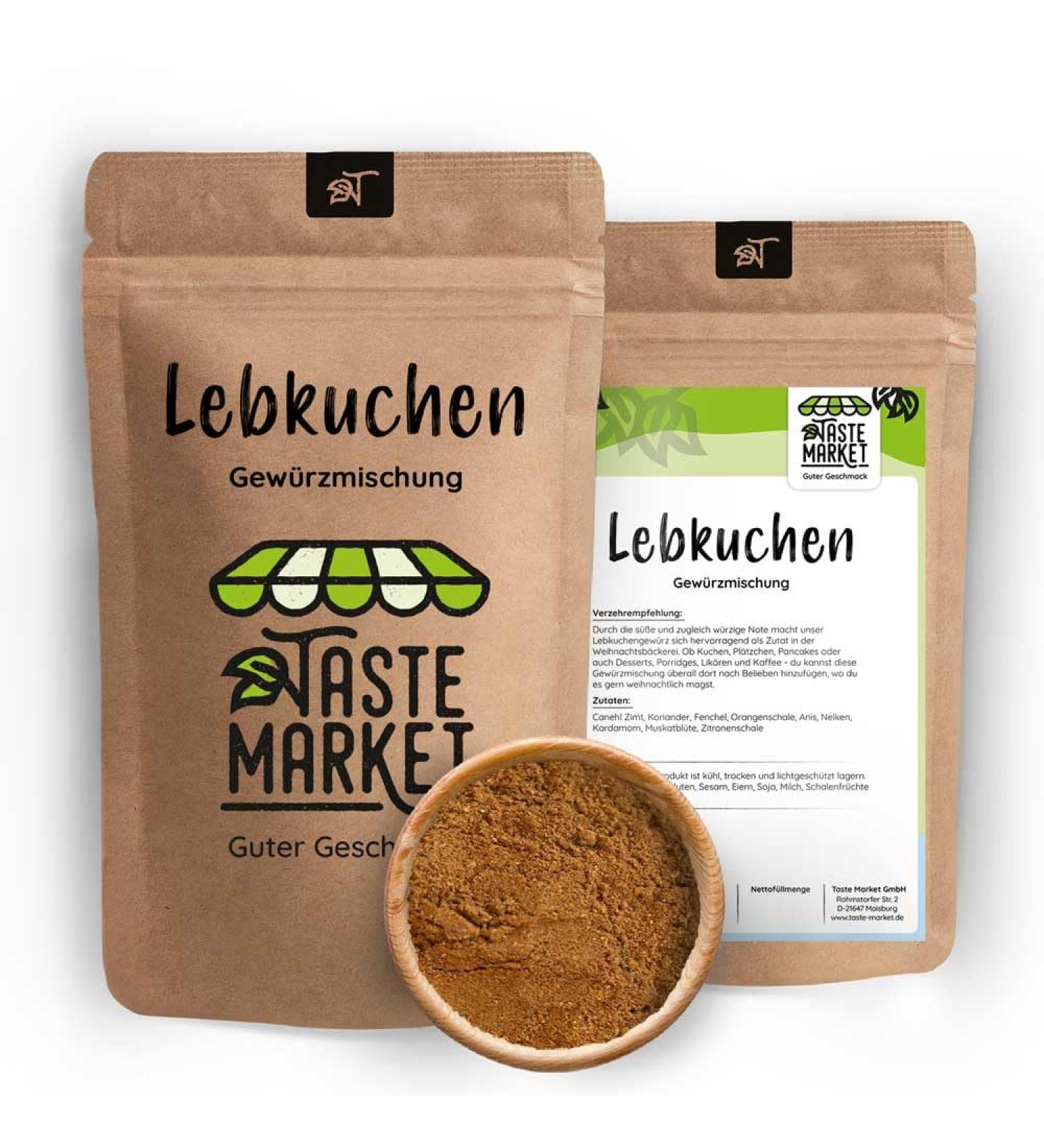  TASTE Guter Geschmack 2 x 1 kg gingerbread spices Spice mix Gingerbread spices Christmas baking spices Speculative spices - Buy Online on GoSupps.com