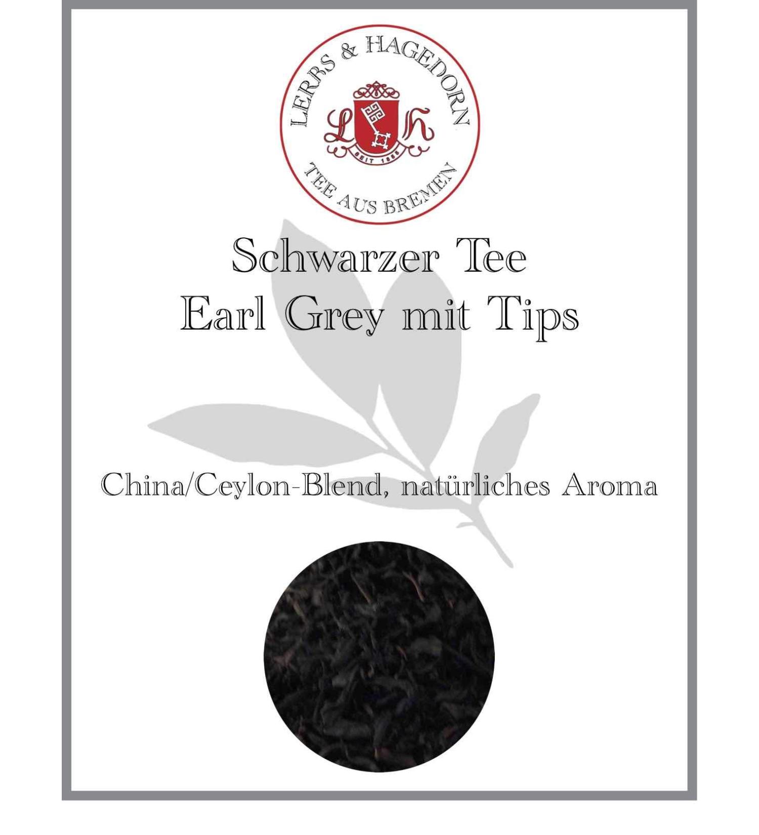  Lerbs & Hagedorn Earl Grey 1.5kg Black Tea with Spikes - Buy Online on GoSupps.com