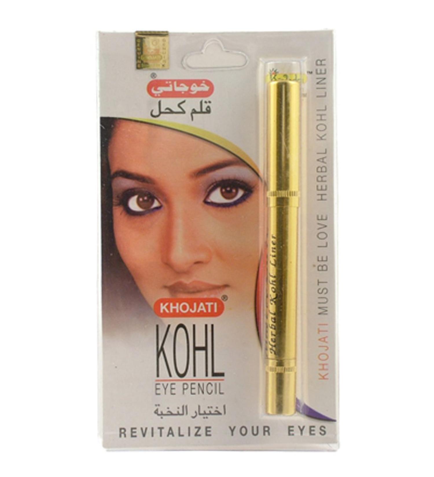 Khojati Kajalstift Eyeliner Kohl Stift Pencil in black