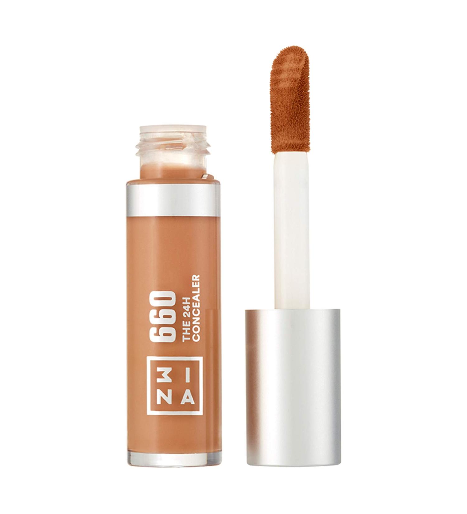 3INA MAKEUP The 24H Concealer 660 Long-Lasting Fluid Concealer Bronzer Light to Medium Coverage All Skin Types 1 g - Buy Online on GoSupps.com