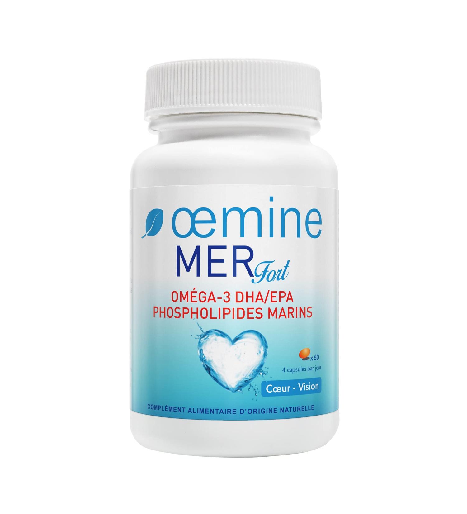 Oemine MER Fort Omega-3 phospholipids 60 Capsules - Buy Online on GoSupps.com