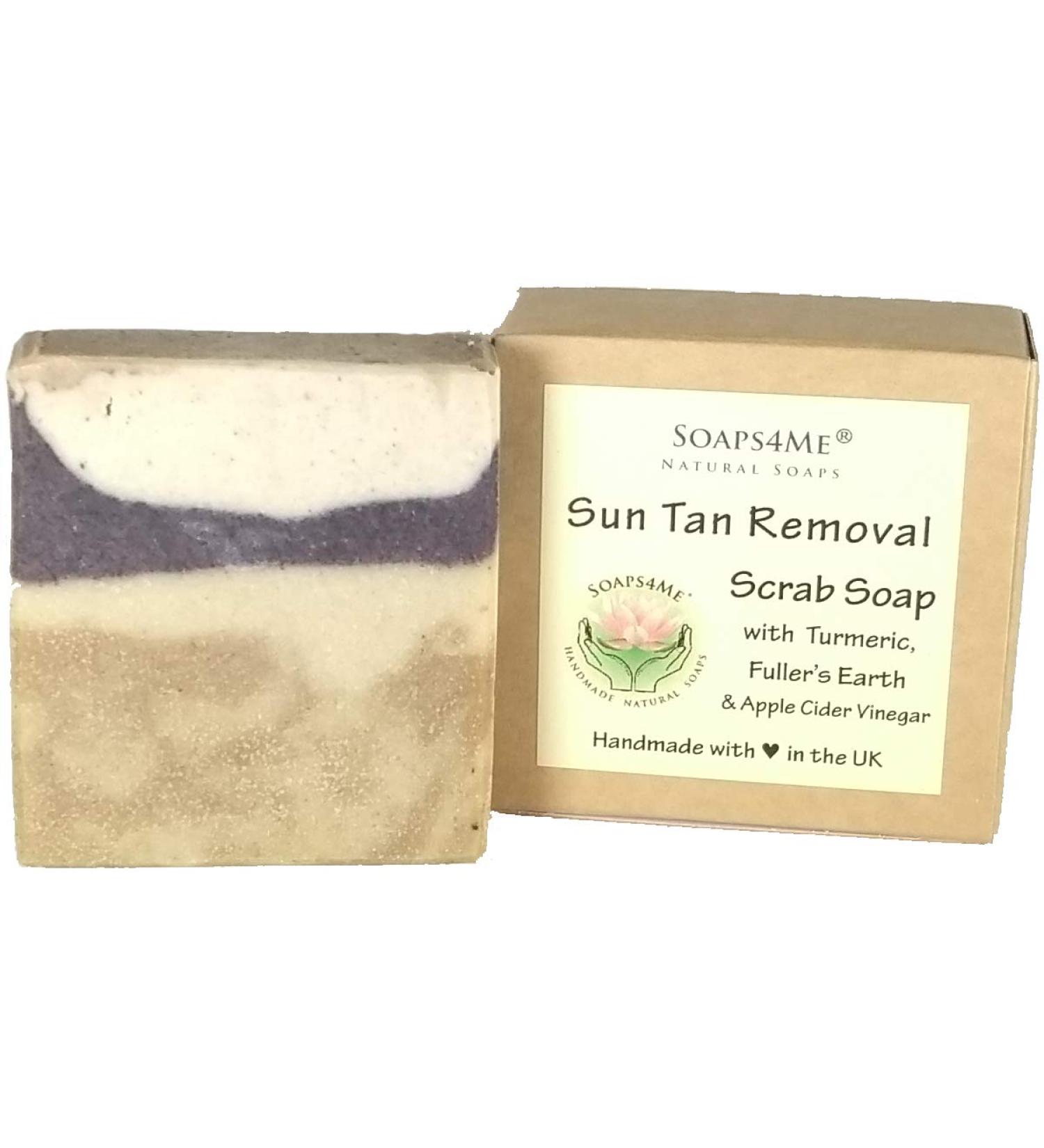 SOAPS4ME Soaps4me Natural Face and Body Soap - Handmade - Turmeric - Bentonite Clay - Apple Cider Vinegar - Sandalwood - Lavender - Helichrysum - Shea Butter