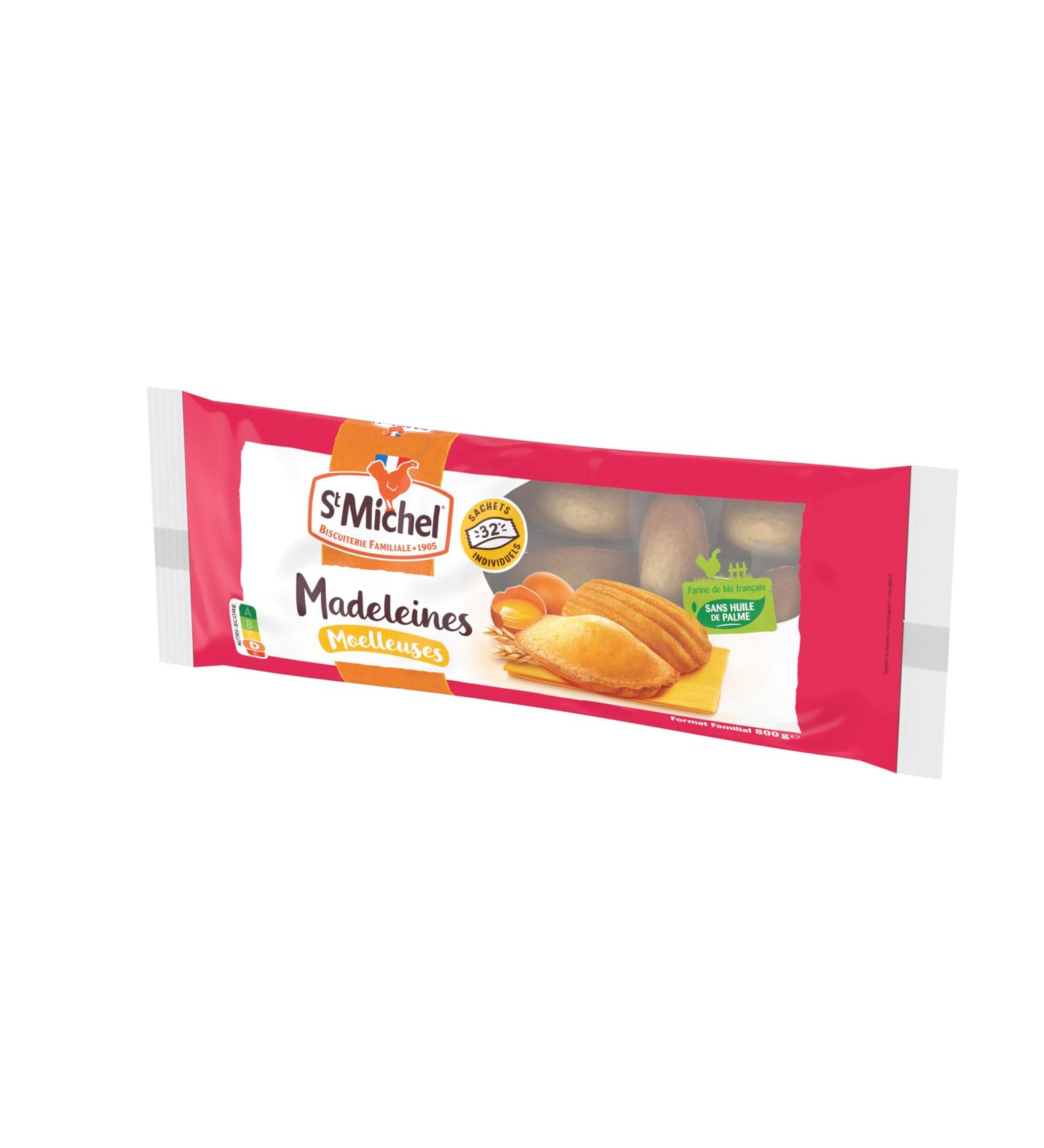 ST MICHEL - Soft and authentic Madeleines - Family Size - 800G bag - Buy Online on GoSupps.com