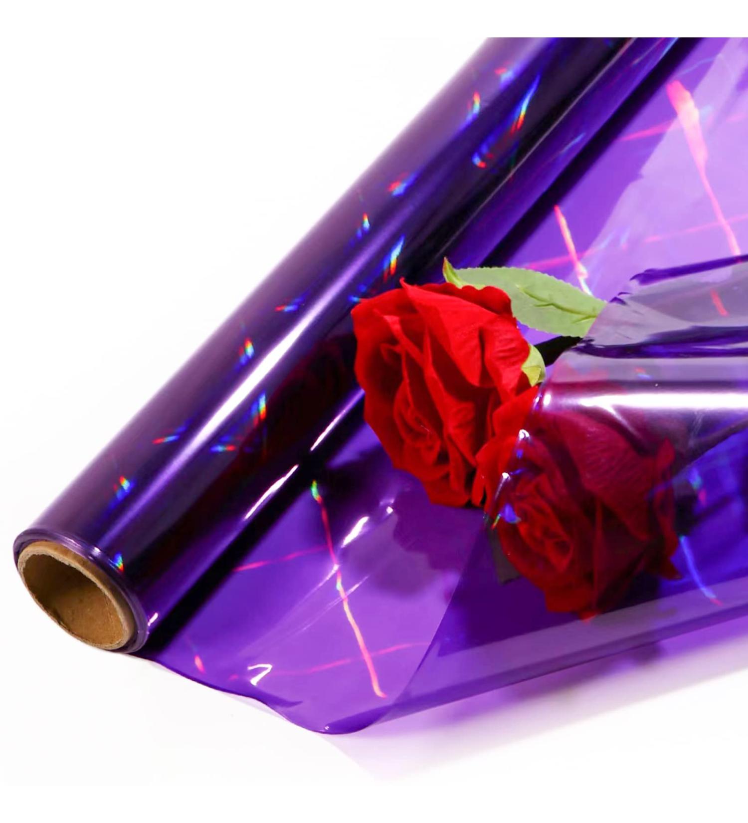 CMFYHM Iridescent Violet Cellophane Wrap Roll I 34 In Wide X 50 Ft Long I Colorful Cello Perfect For Baskets Gifts  Treats Birthday Holiday Wedding Floral  Party Arts Crafts Decoration (Violet) - Buy Online on GoSupps.com