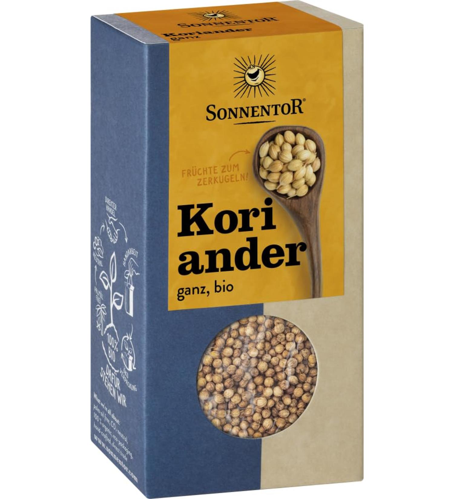 Sonnentor Organic coriander whole 6 x 35 gr