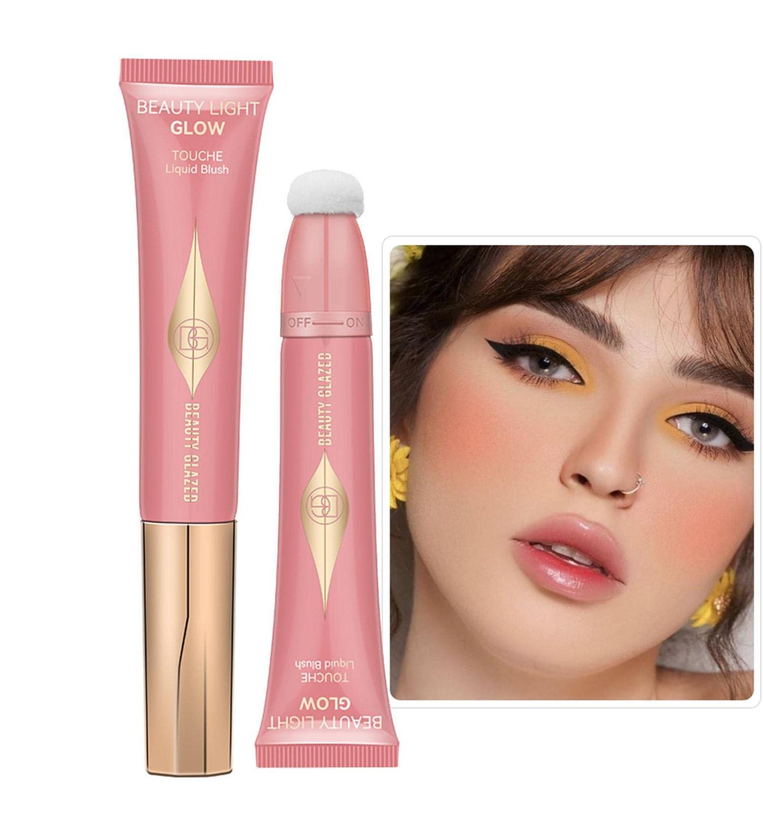 Highlighter Stick Makeup Bronzer Stick With Cushion Applicator Makeup Highlighter Contour Glitter Matte Natural Brightening Face Makeup Smooth Creamy Matte Finish Liquid Stick For Women - Buy Online on GoSupps.com