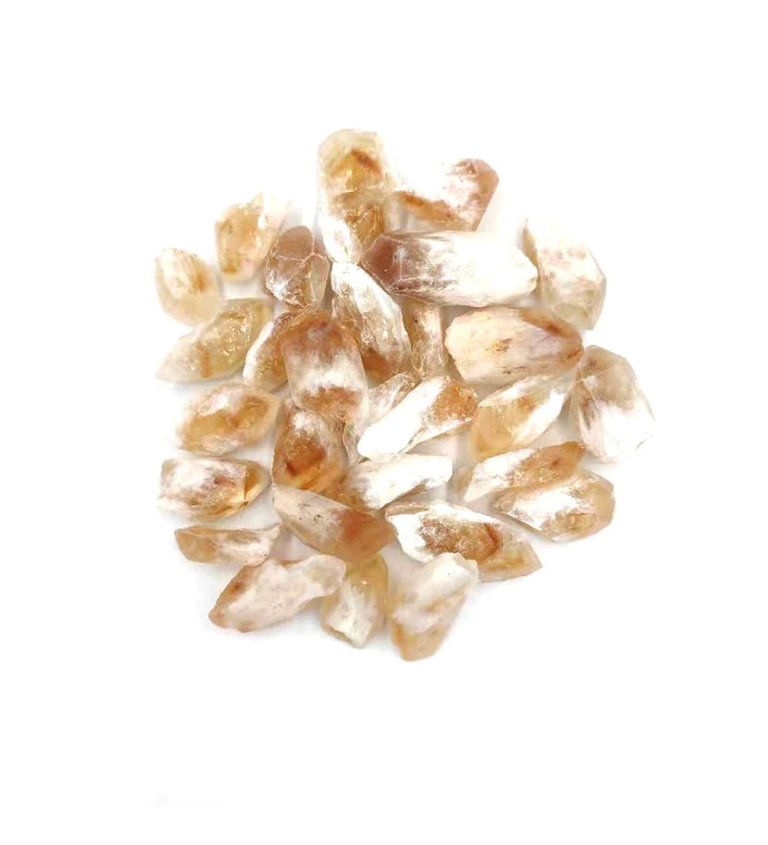 1pc Random Rough Natural Citrine Point Quartz Crystal Cluster Raw Specimen Stone Rock Ornaments Home Decoration - Buy Online on GoSupps.com