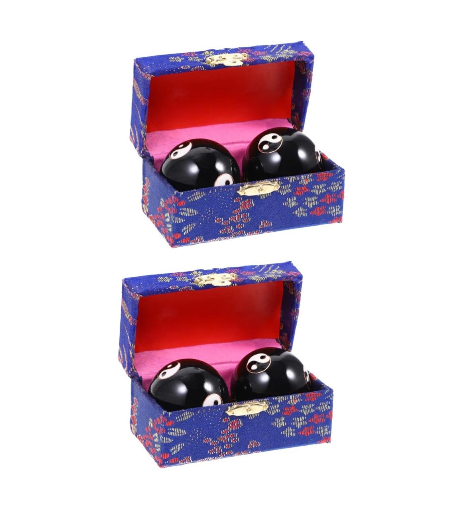 Healeeved 4-Piece Massage Globe Set - Metal Roller Balls for Training & Meditation | Premium Pregnancy Massage Equipment - Buy Online on GoSupps.com
