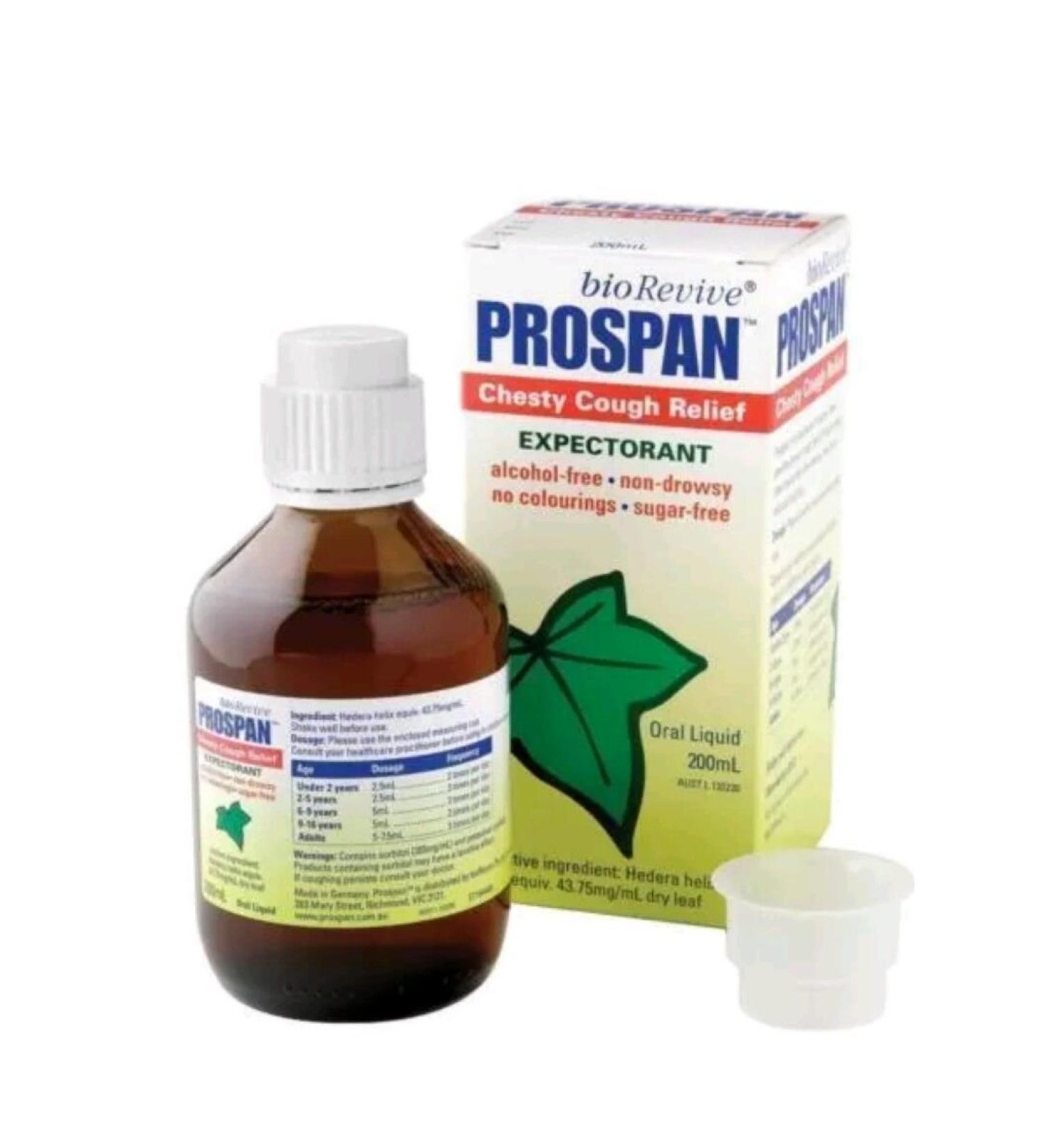 Prospan Cough Syrup 200ml - Chesty Cough & Mucus Relief | Buy Internationally - Buy Online on GoSupps.com