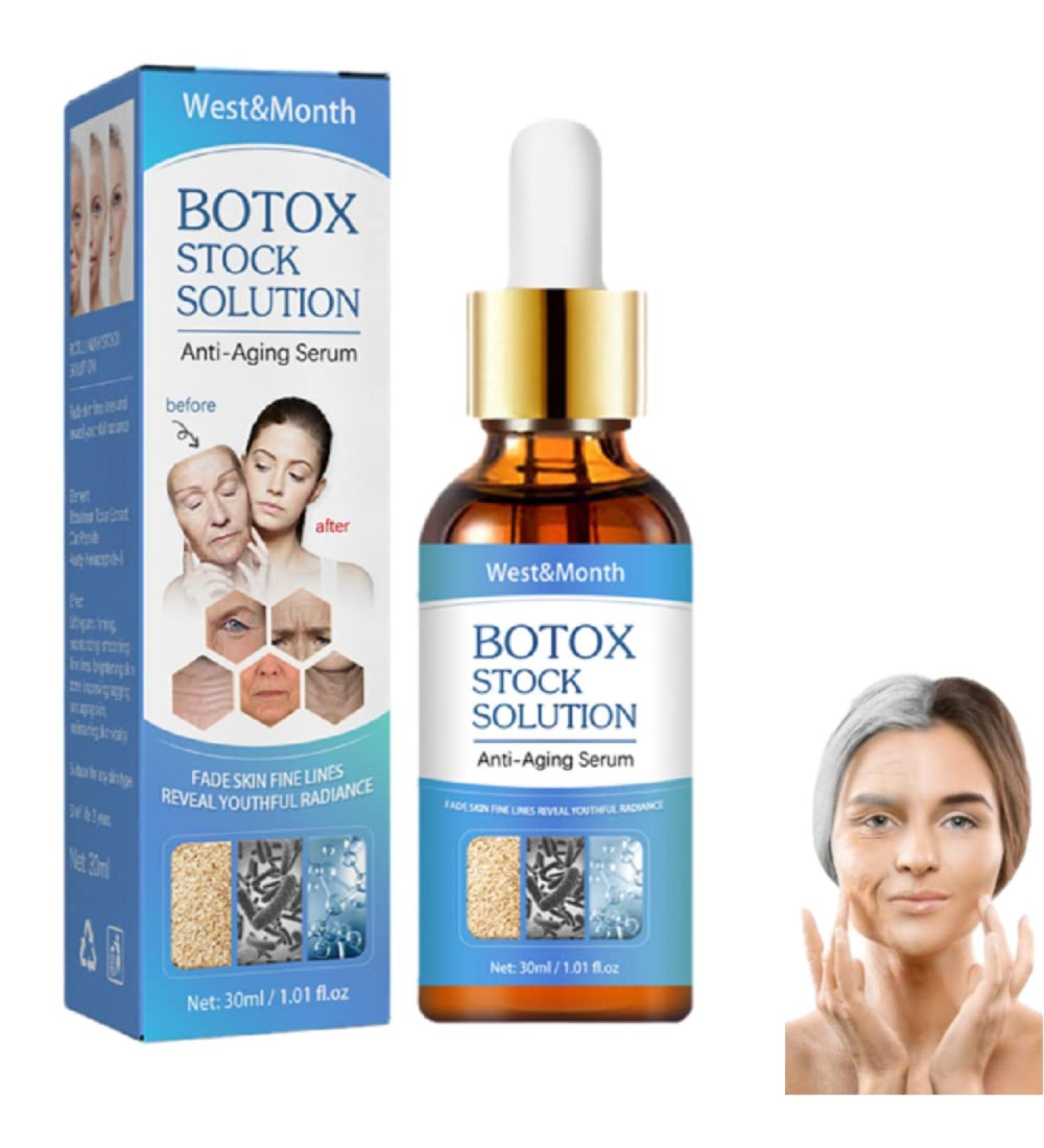 Jennifer Aniston Anti-Aging Serum - Botox Face Serum for Youthful Skin | Anti-Wrinkle Stock Solution for Fine Lines, Dark Spots | Lightens Skin | All Skin Types - 1PC - Buy Online on GoSupps.com