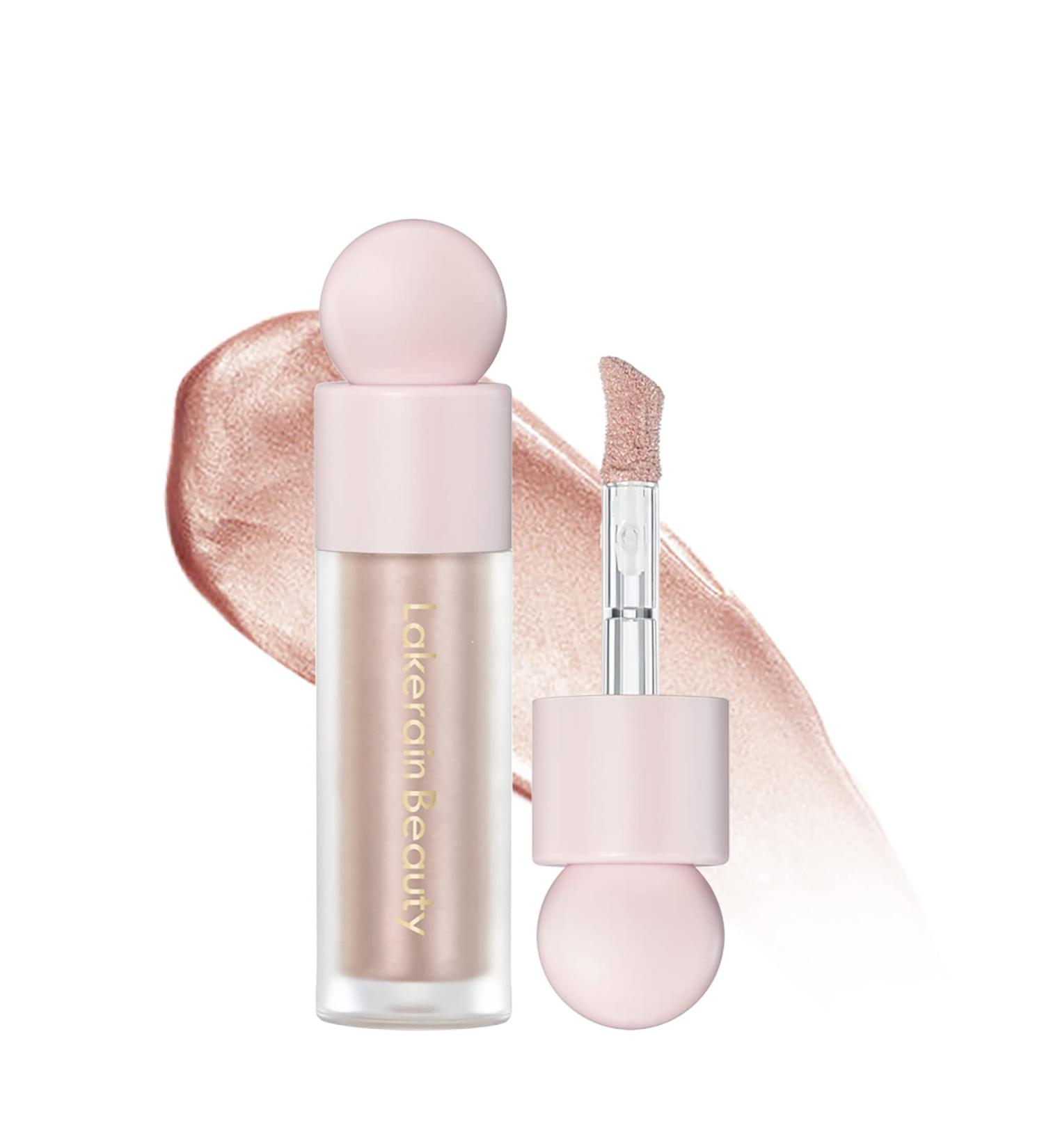 Rose Gold Liquid Highlighter Stick for Face & Body - Waterproof, Moisturizing, Natural Looking Glow | Cushion Applicator - 03 Rose Gold - Buy Online on GoSupps.com