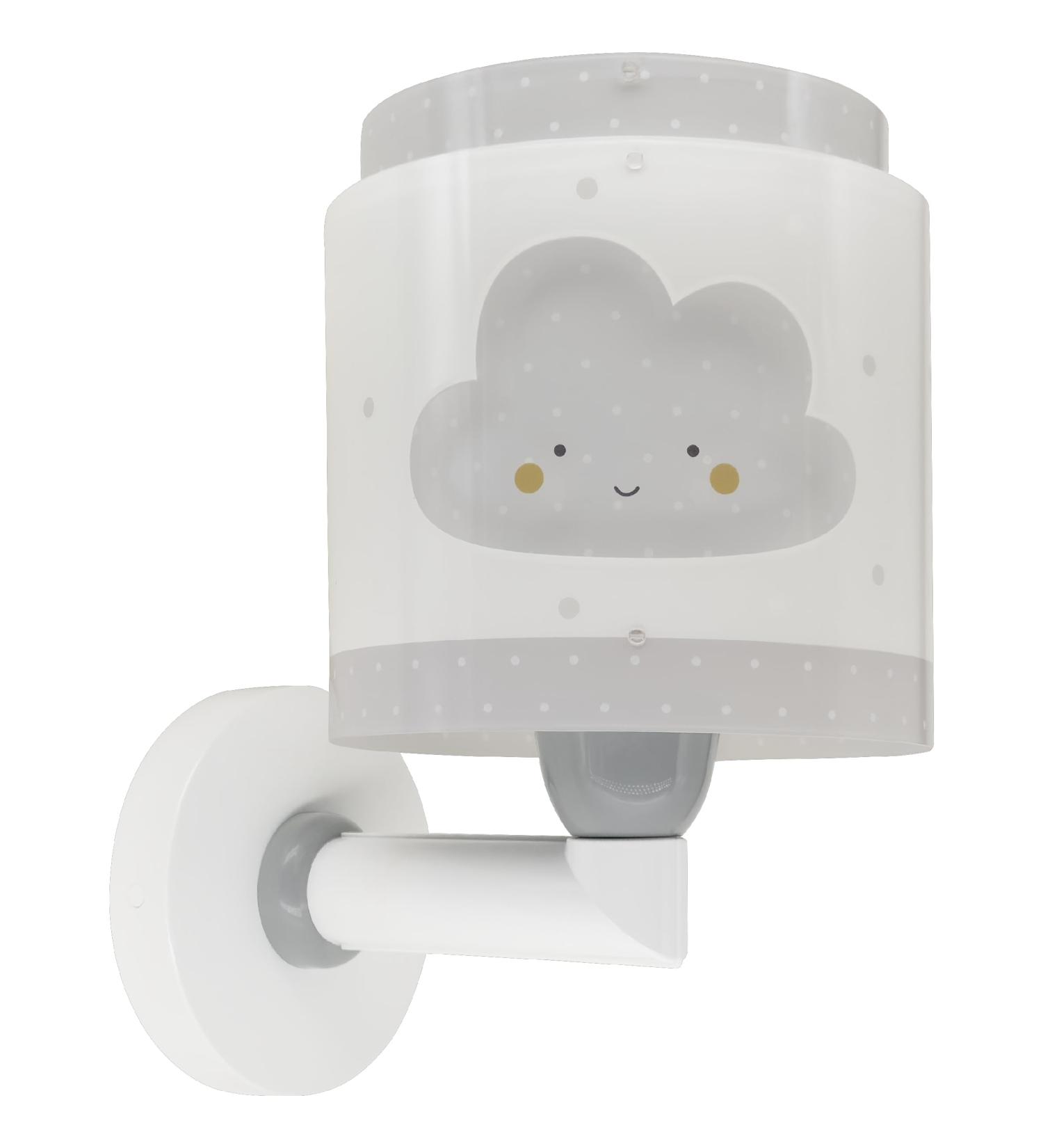 Dalber Children's Wall Lamp - Baby Dreams Cloud Grey E27 | Stylish Lighting for Kids' Rooms - Buy Online on GoSupps.com