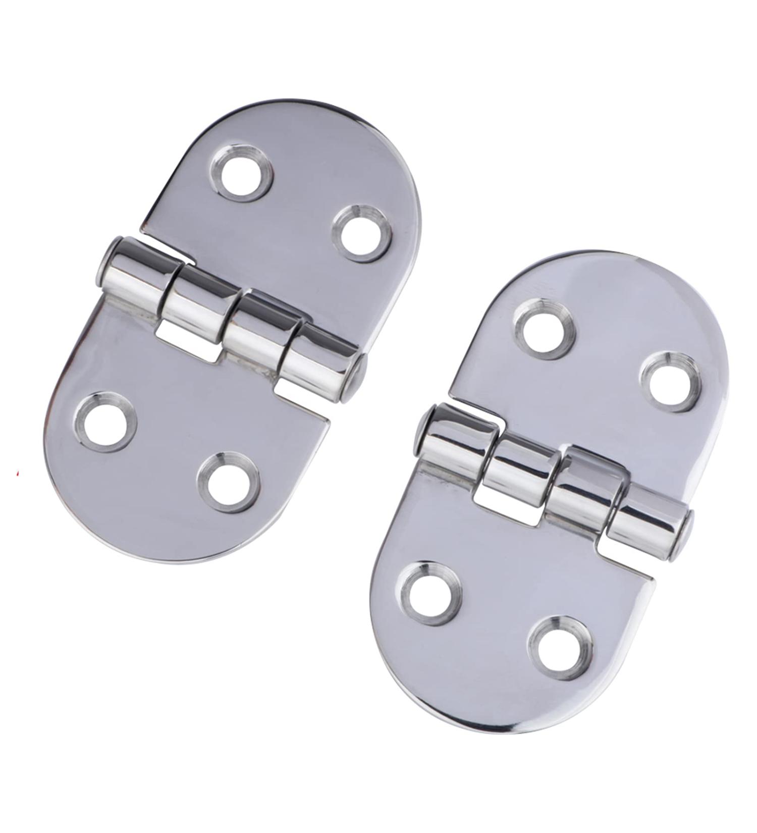 Stainless Steel Mirror Polished Boat Hinges 2 Pack - Butterfly Shaped Cabinet & Door Hinges 3 x 1.5 - Buy Online on GoSupps.com