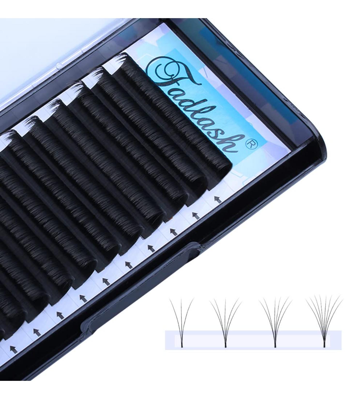 Buy Volume Eyelashes 0.07mm DD Curl | Easy Fan Lash Extensions 8-14mm | International Shipping - Buy Online on GoSupps.com