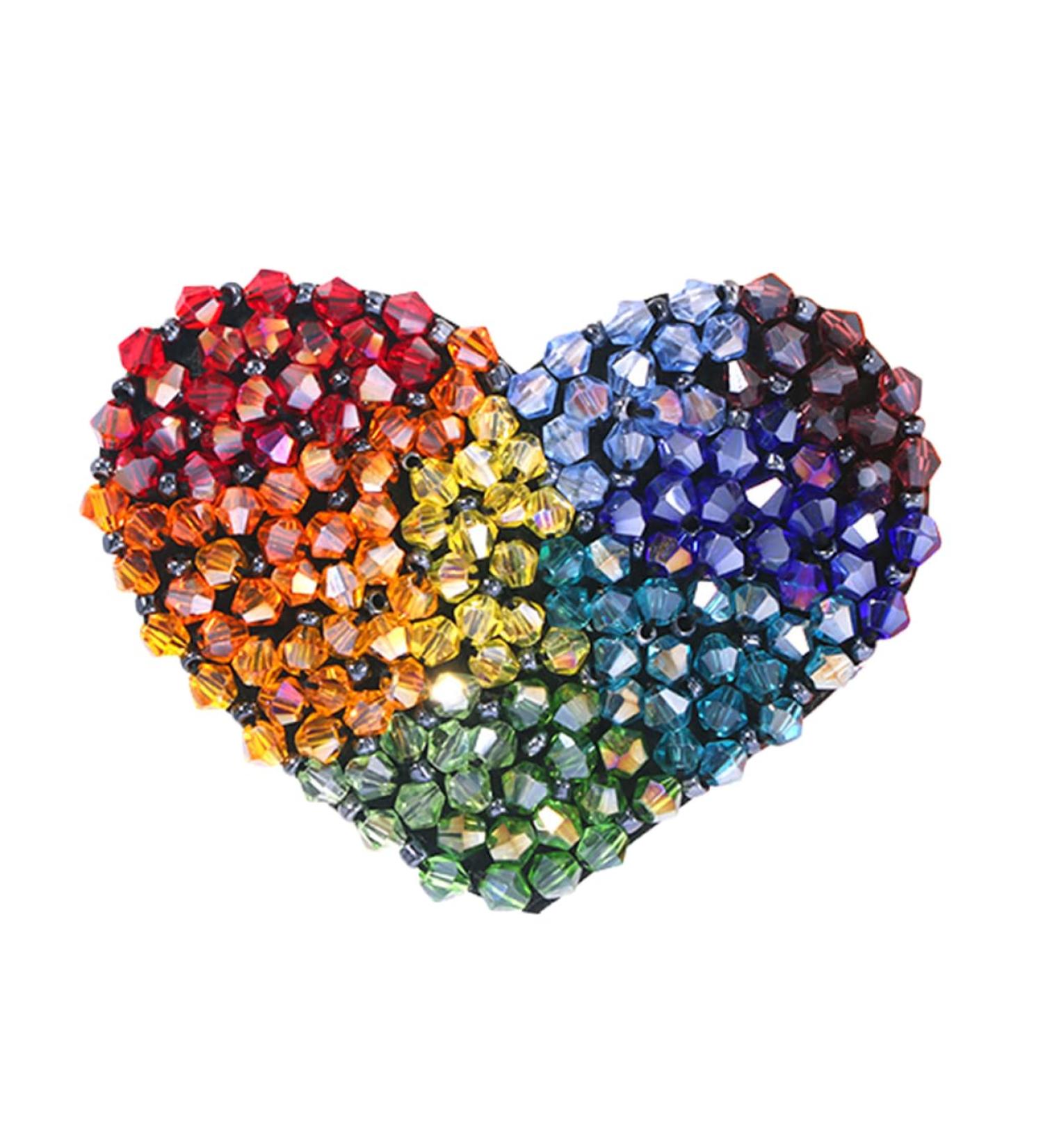 minkissy Metal Hair Clips Colored Hair Clips Metal Hair Barrettes Colorful Hair Clip Alloy Snap Clip Heart Hair Clip Colorful Heart Clip Heart-shaped Beads - Buy Online on GoSupps.com