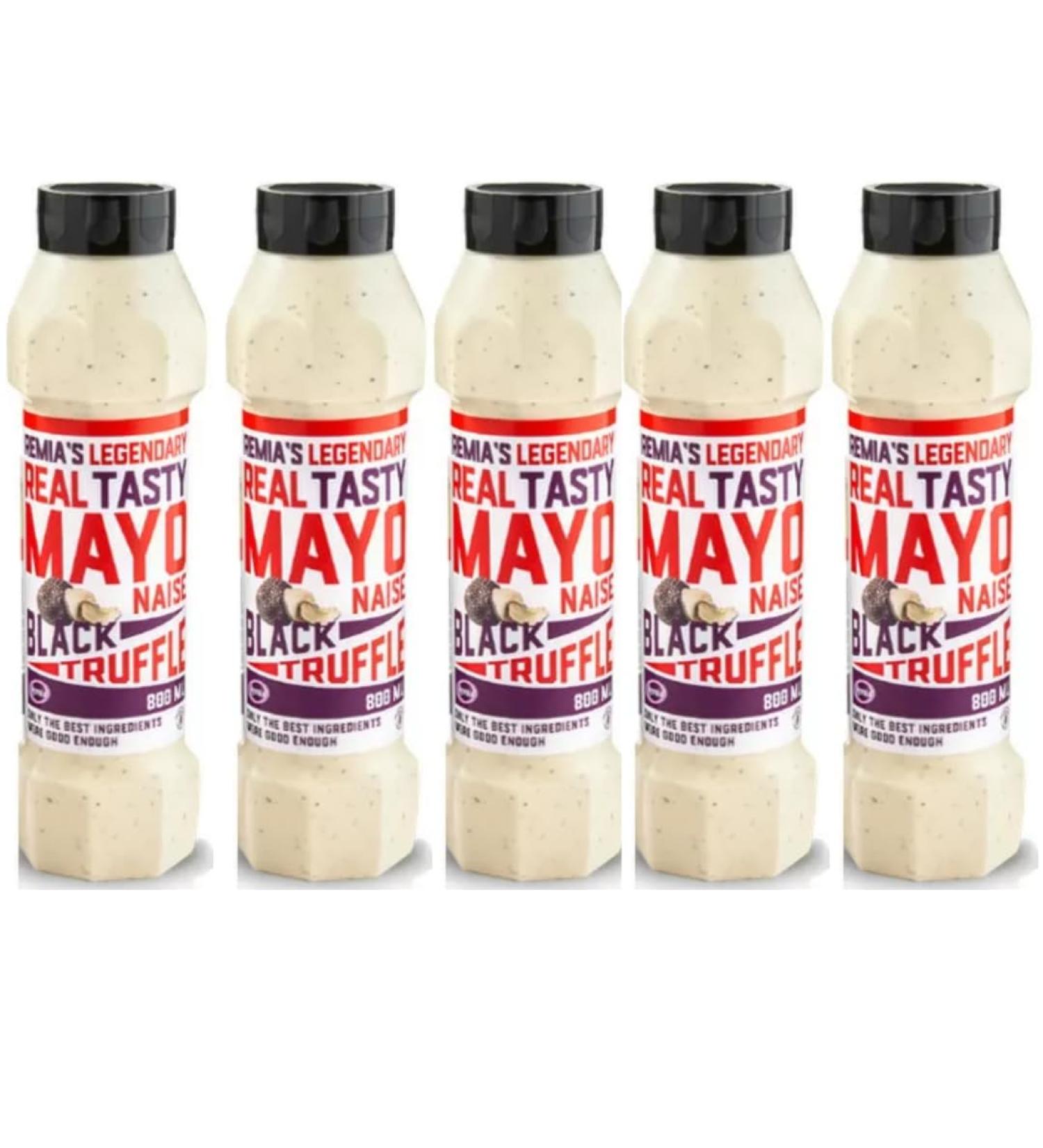 Remia Tasty Mayonnaise with Black Truffle Sauce 800 ml x 5 Pieces - Buy Online on GoSupps.com