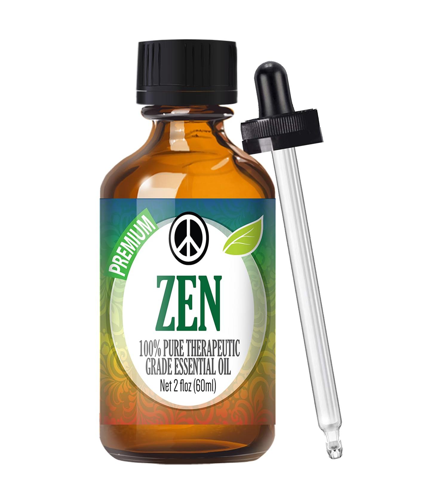 Healing Solutions Zen Blend Essential Oil 60ml - 100% Pure Therapeutic Grade for Relaxation & Wellness - Buy Online on GoSupps.com