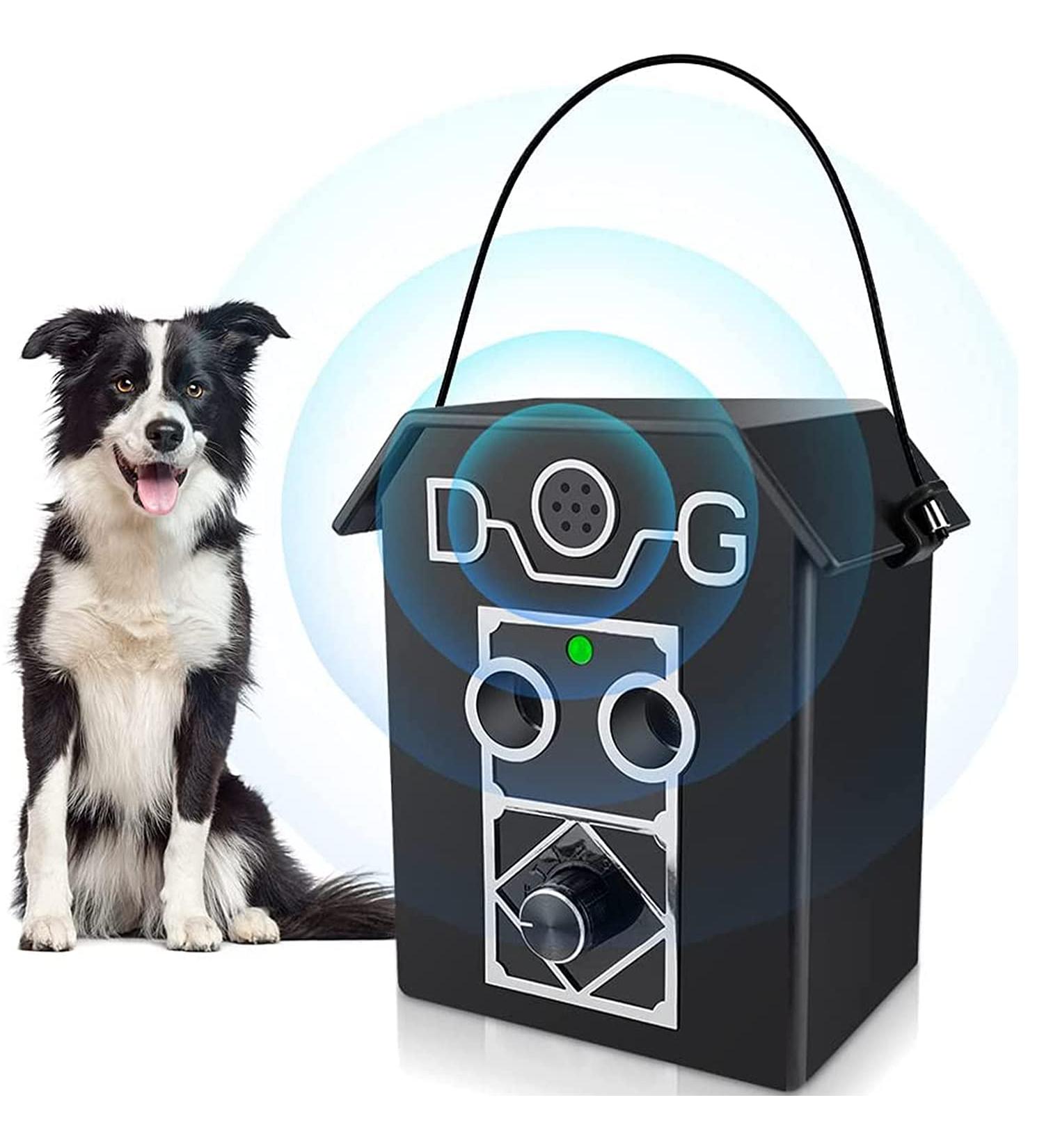 Dog Barking Control Device Automatic Anti Barking Device for Dogs 50 Ft Waterproof with 4 Adjustable Mode 2 Sound Speakers Stop Dog Barking Deterrent Anti-Bark Dog Training Tool Indoor/Outdoor - Buy Online on GoSupps.com