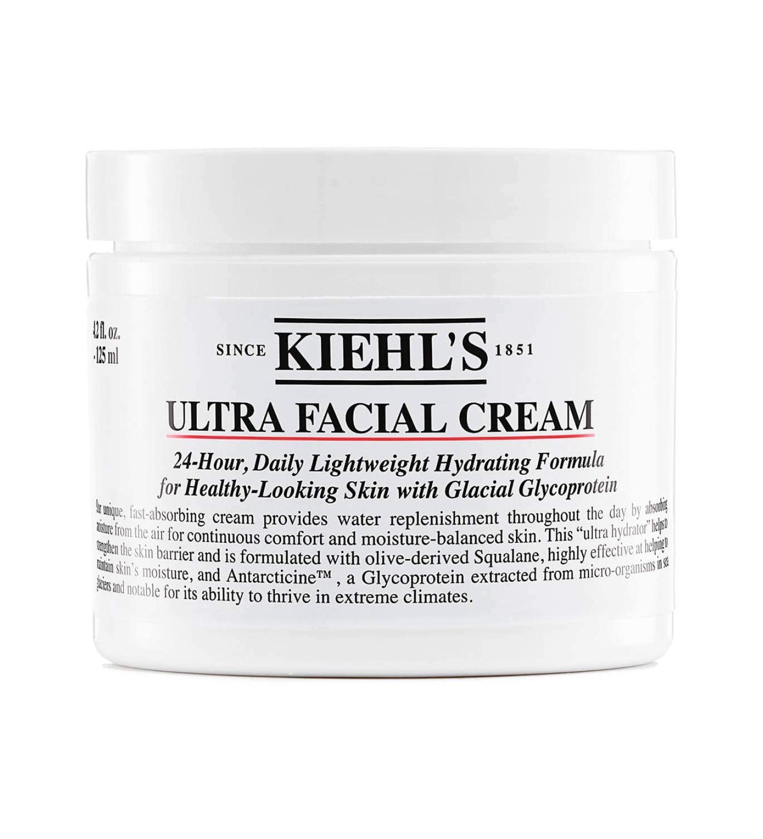 Kiehl's Ultra Facial Cream 4.2oz - 24-Hour Daily Moisturizer | 125ml - Buy Online on GoSupps.com