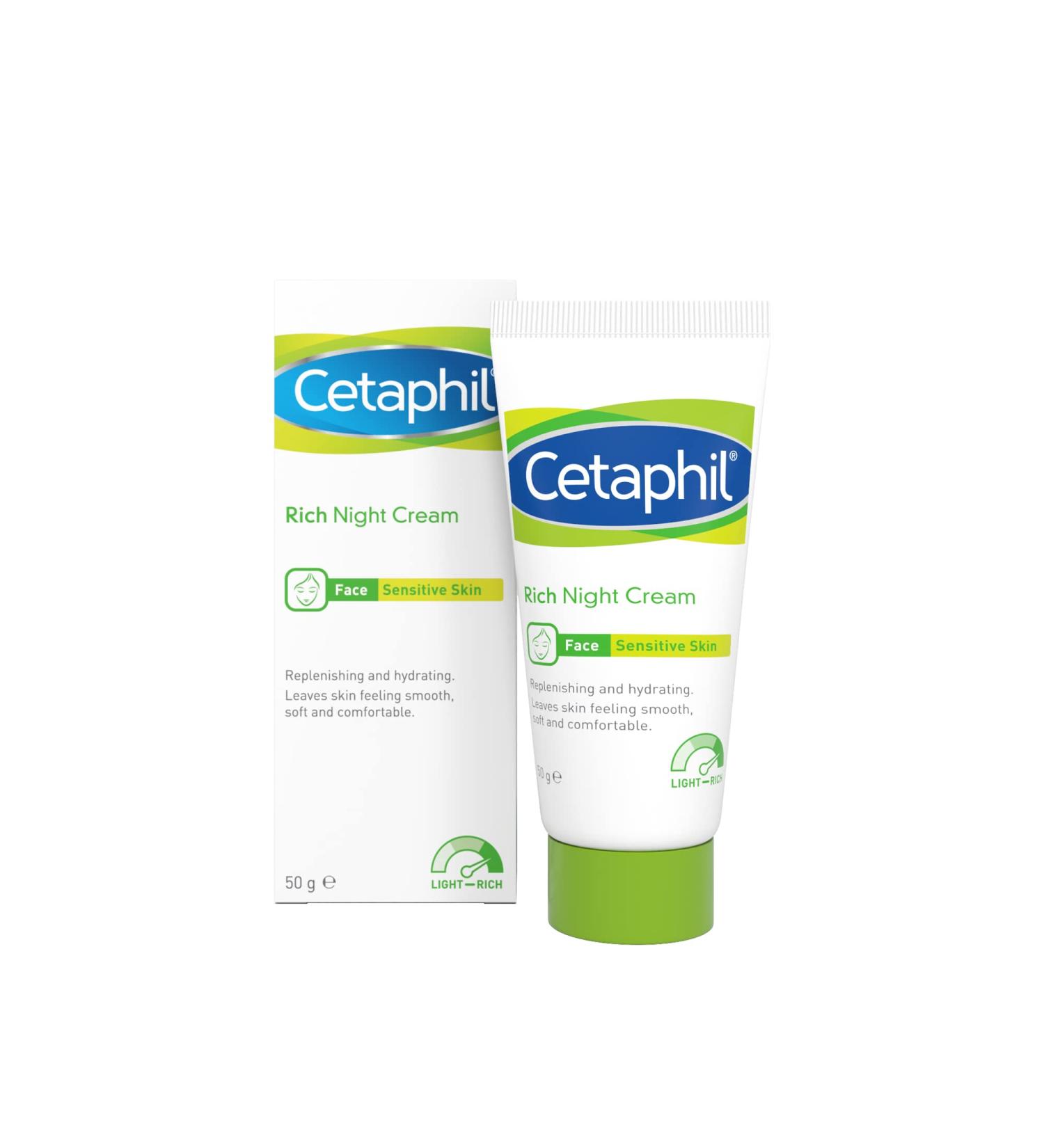 Cetaphil Rich Night Cream 50g (Original Version) - Buy Online on GoSupps.com