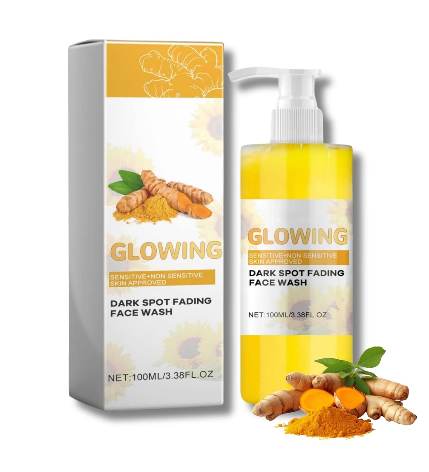 Turmeric Salicylic Acid Facial Cleanser - Turmeric Face Wash - Deep Cleansing Foaming Turmeric Face Cleanser - Face Care - Face Wash Women - Clean and Clear Face Wash for Removing Acne & Impurities - Buy Online on GoSupps.com