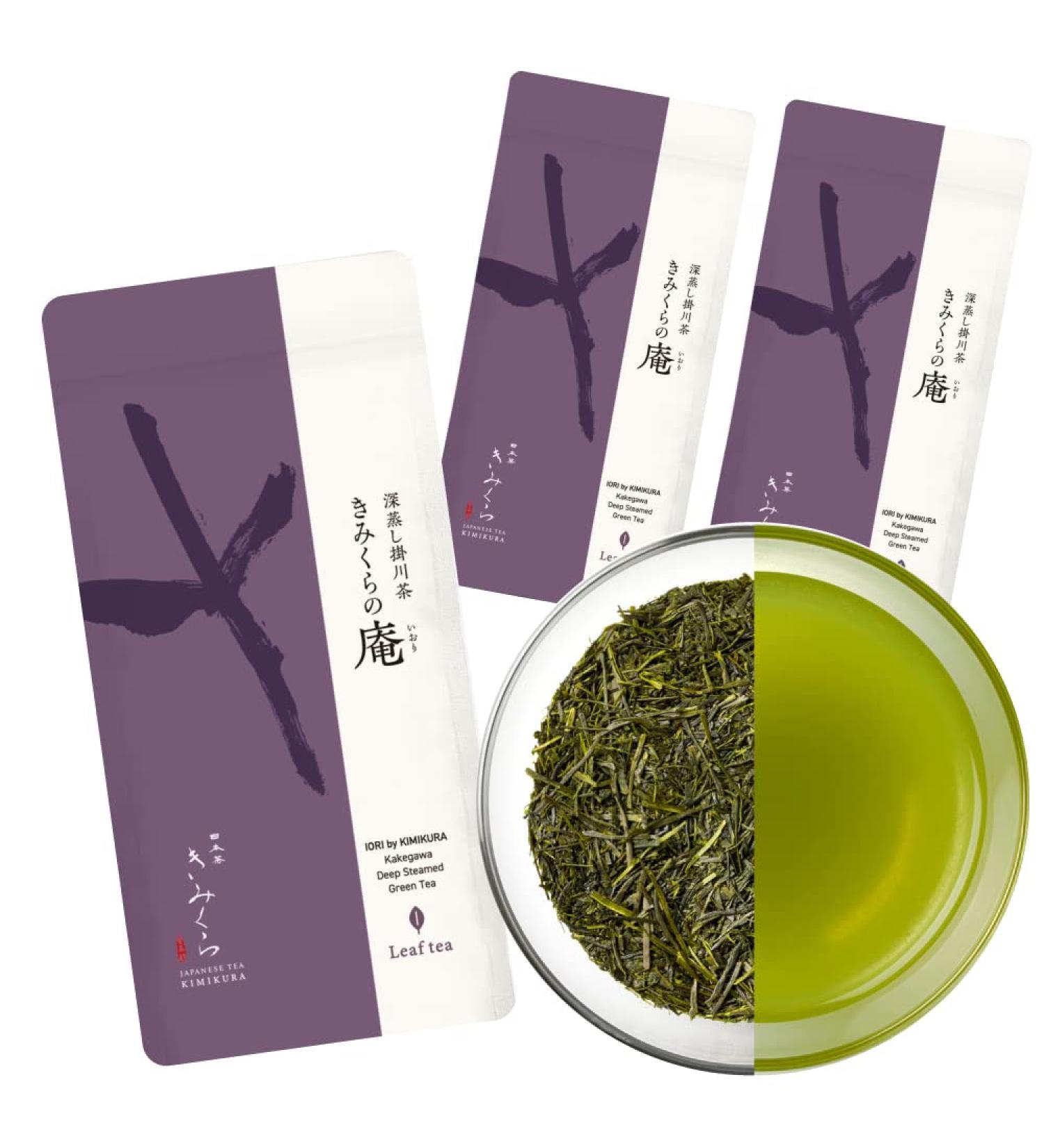 Premium Fukamushi Sencha -Deep Steamed Green Tea from Shizuoka JAPAN|Japanese Tea KIMIKURA (100gx3packs set) - Buy Online on GoSupps.com