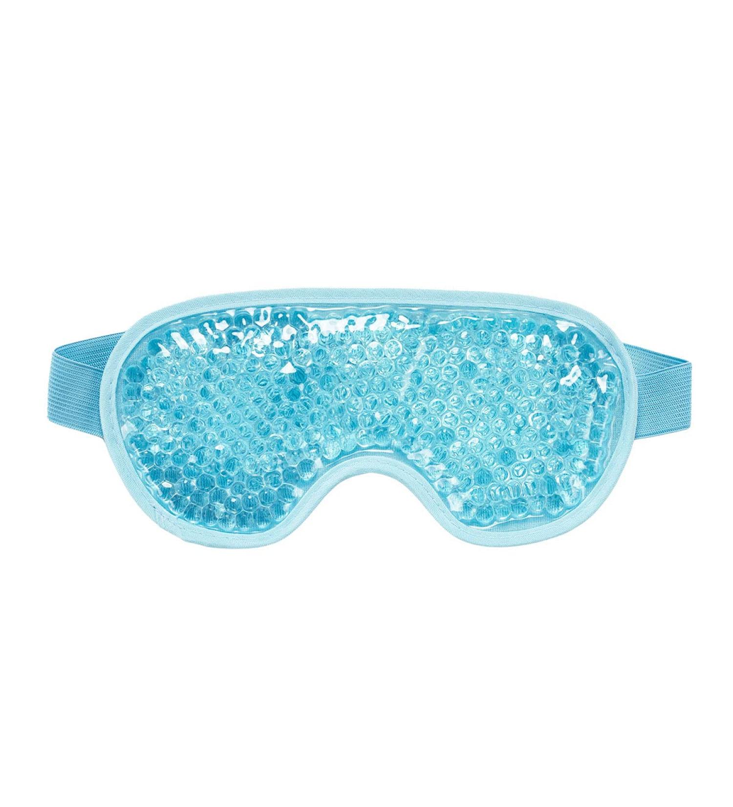 Zequech PVC Eye Mask Cooling Eye Mask Gel Hot Cold Soothing Compress Gel Beads Eye Mask Cooling Eye Mask for Puffy Eyes Dark Circles Headaches Reduce Eyes Dry Swollen Reusable Eye Cover - Buy Online on GoSupps.com