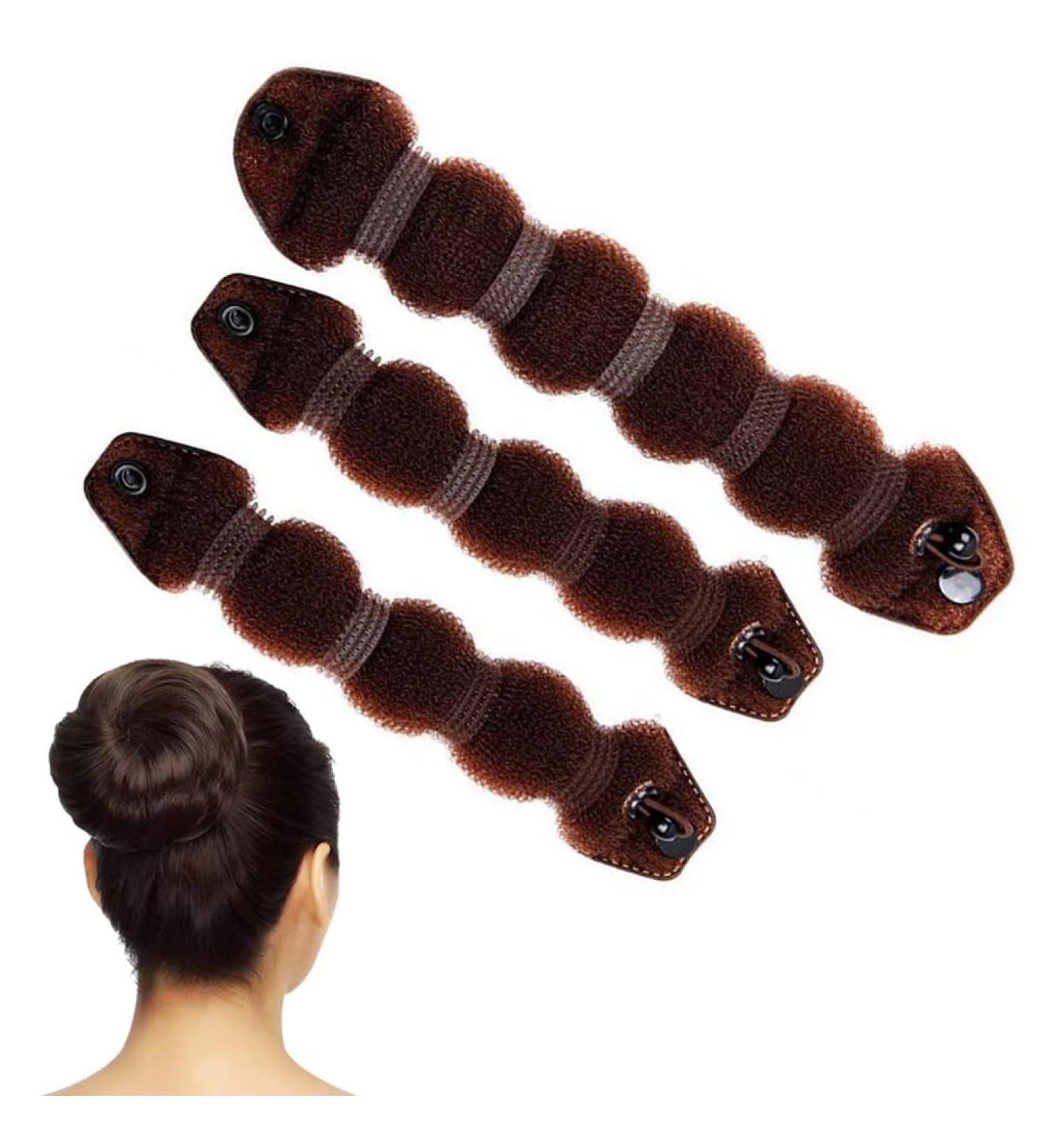 Magical Hair Styling Set - 3 Donut Bun Makers (1 Large + 2 Small) | Hair Accessories for Perfect Buns - Buy Online on GoSupps.com