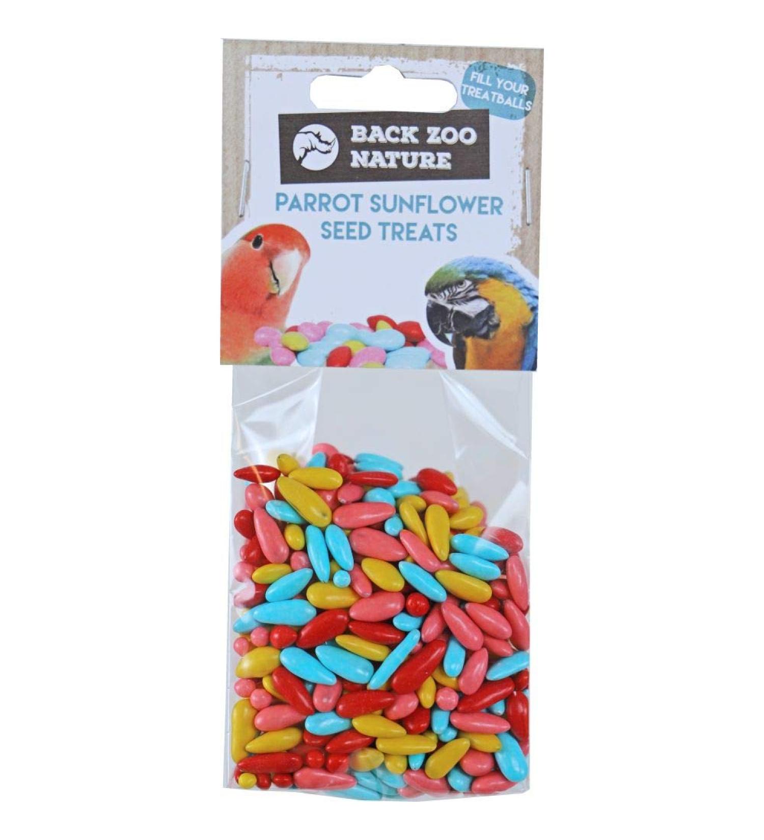 Back Zoo Nature Parrot Sunflower Seed Treats - 100 g