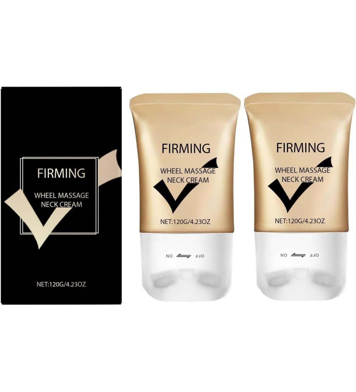 YTAFONPO Neck Firming Cream Collagen Neck Firming Cream Neck Firming and Lifting Cream with Double Roller Massage Moisturizing Neck Cream - Buy Online on GoSupps.com