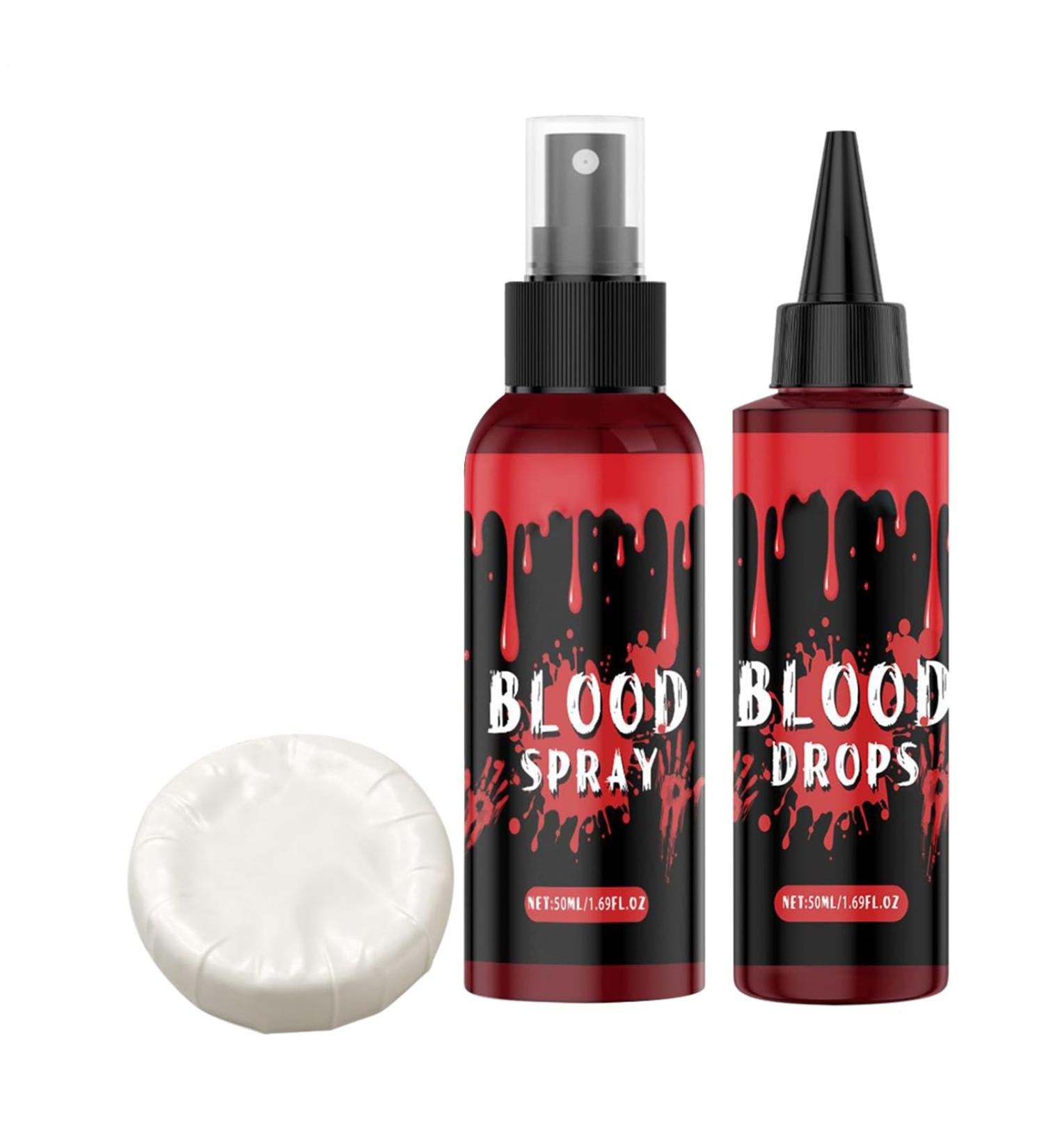 Vampire Blood - Realistic Liquid Makeup Liquid Soap Cleanser Face Makeup for Vampire Zombie Costumes Men Women - Buy Online on GoSupps.com
