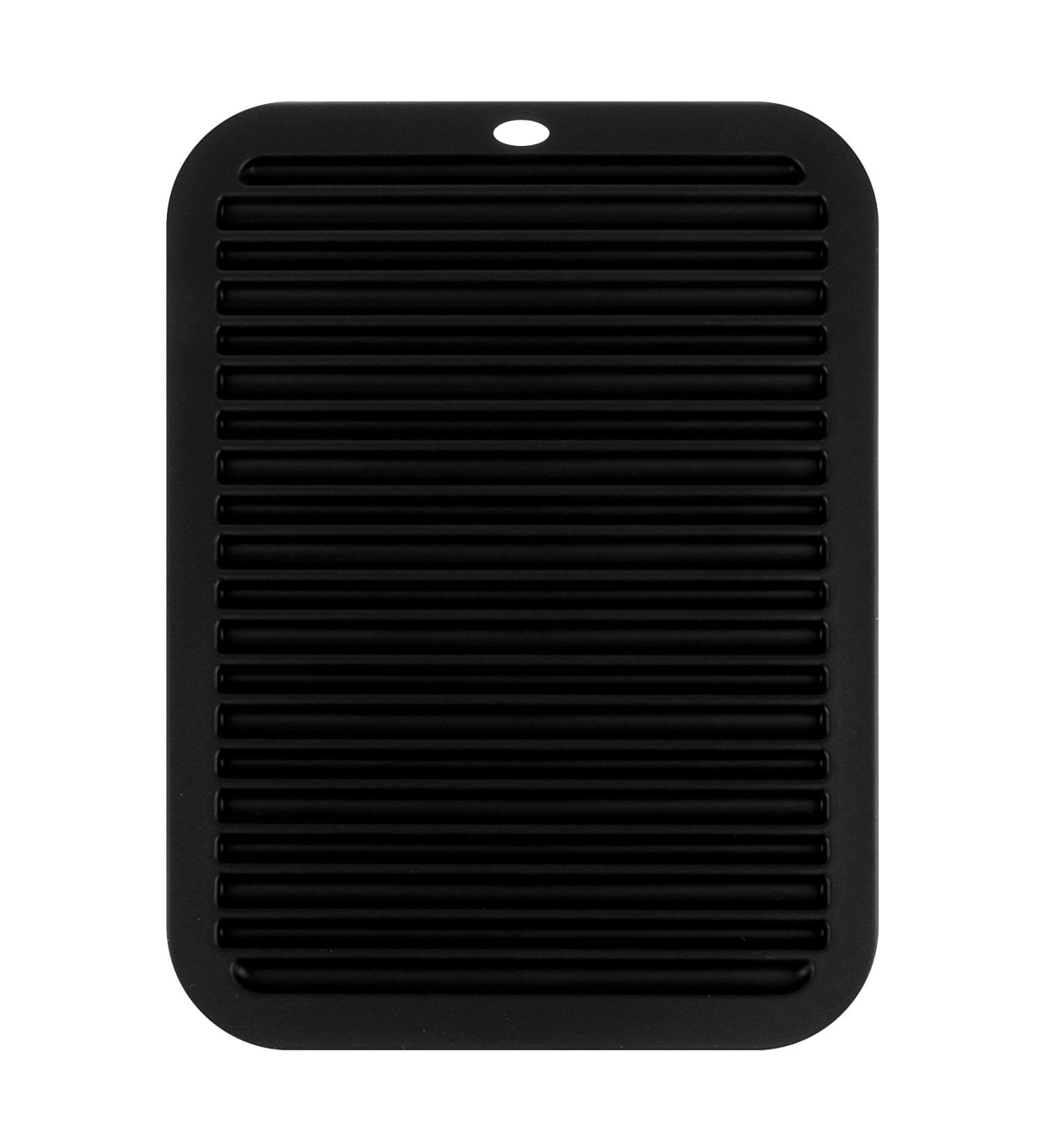 Grand Tapis En Silicone R sistant La Chaleur 30 5 X 22 9 Cm Tapis Chauffant Professionnel pour Fer Boucler Fer Lisser Outils De Coiffure Tapis Plat En Silicone pour S che Cheveux Noir - Buy Online on GoSupps.com