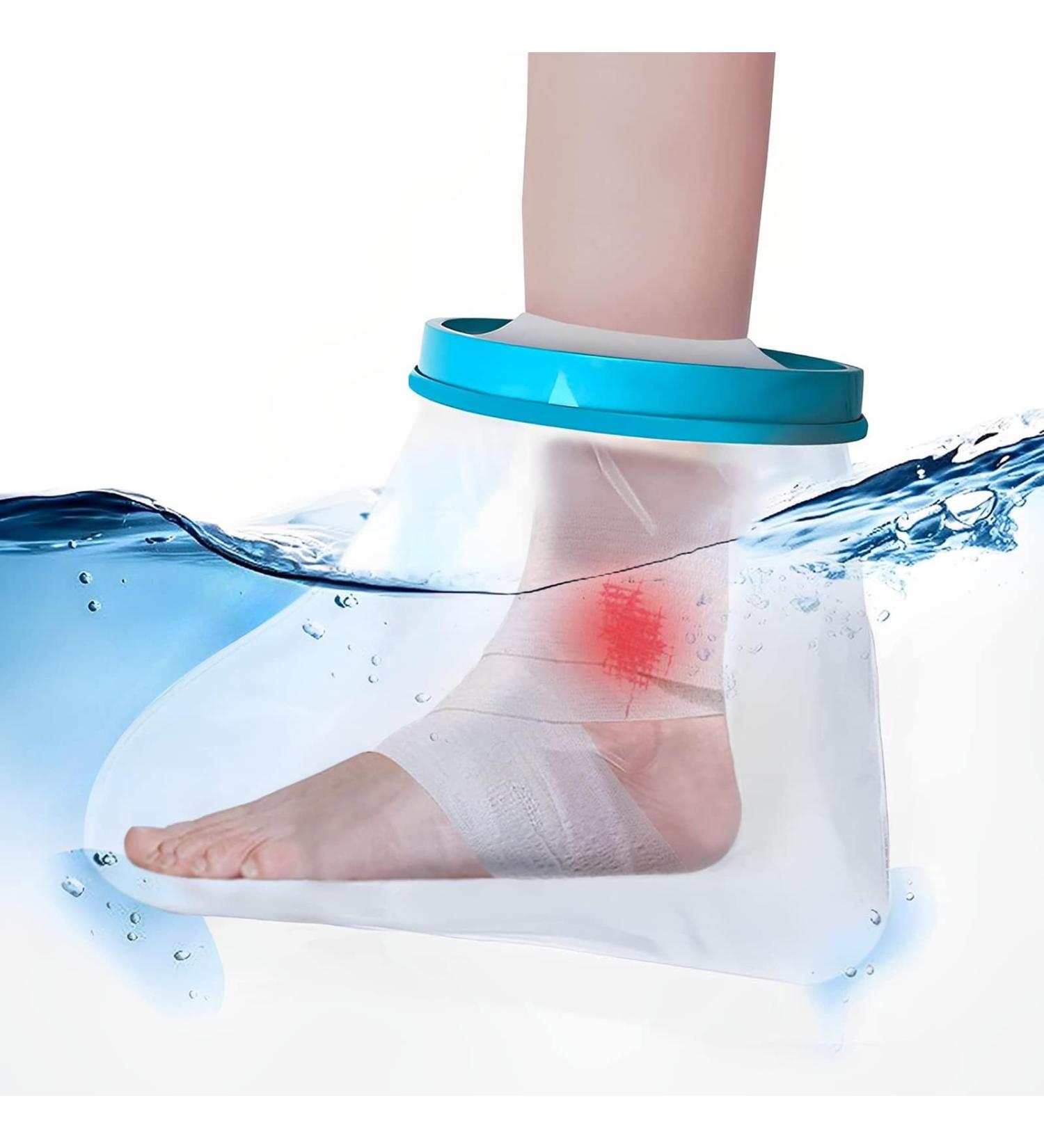 Waterproof Foot Shower Protector for Cast - Reusable Cover for Toe, Ankle, Leg Wound - Keep Foot Dry - Ideal for Showering - Buy Online on GoSupps.com
