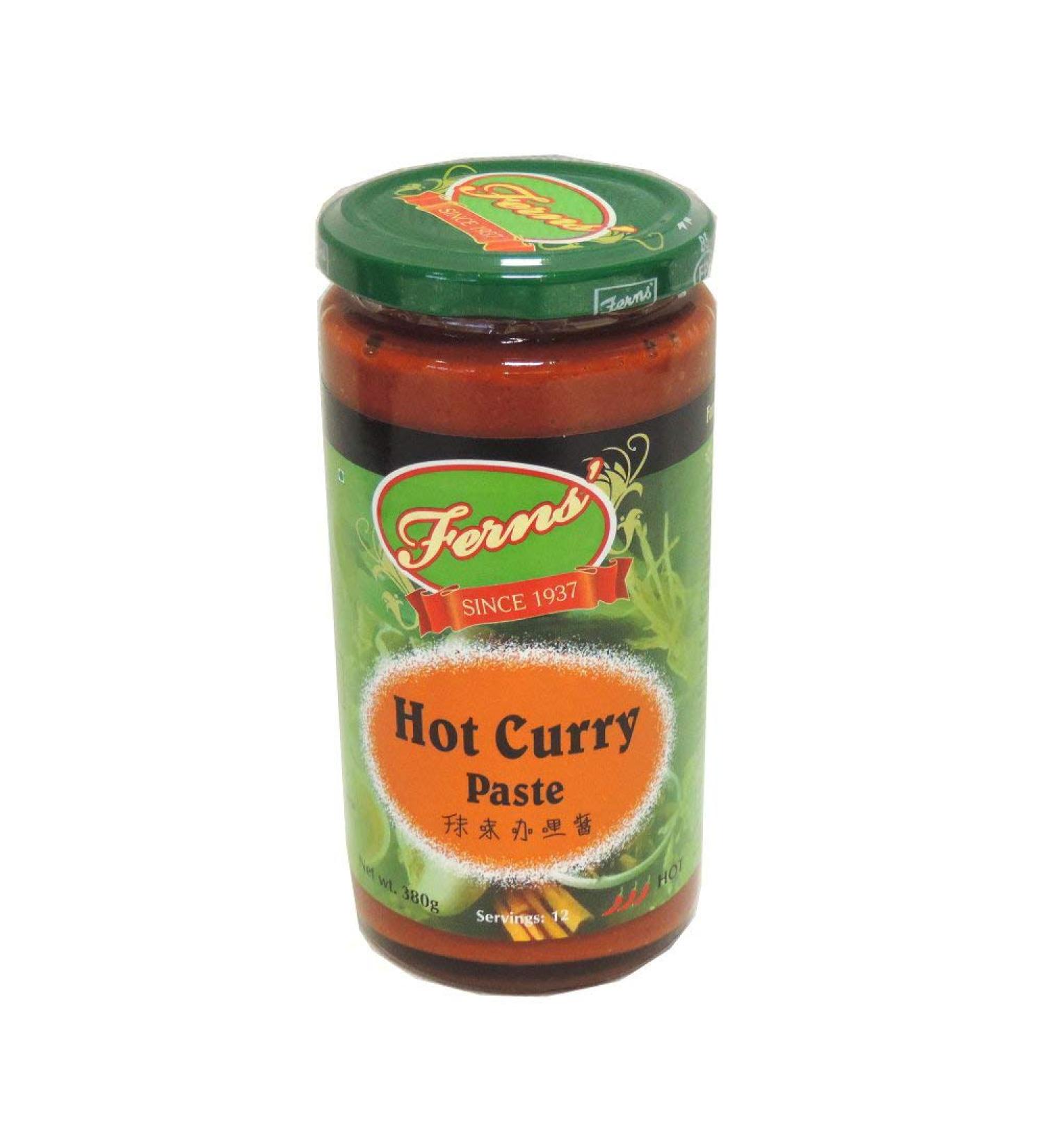 Ferns Hot Curry Paste 380 g - Buy Online on GoSupps.com