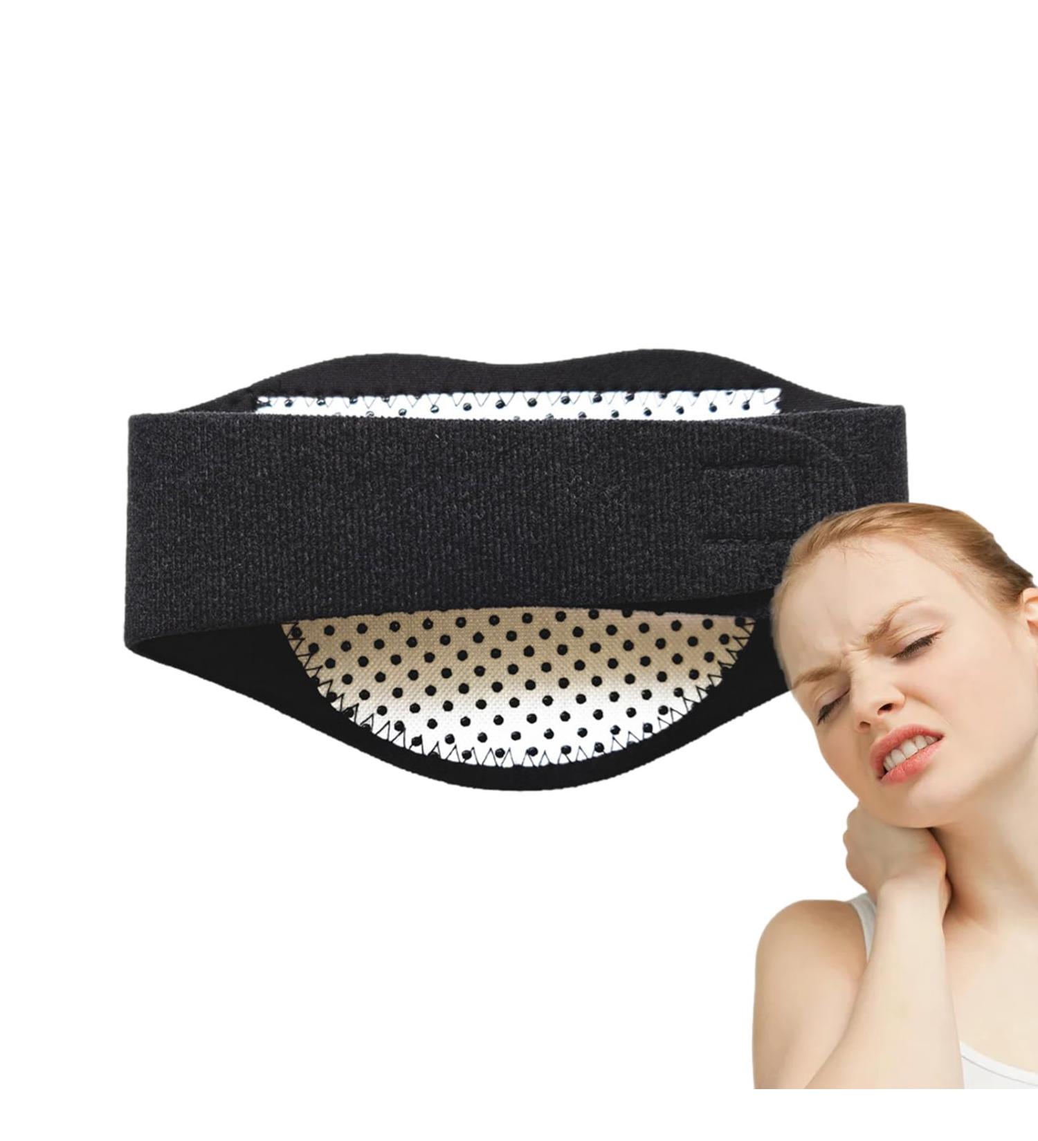 Ruwshuuk Magnetic Neck Wrap | Self-Warming Adjustable Collar for Pain Relief & Cervical Support - Buy Online on GoSupps.com