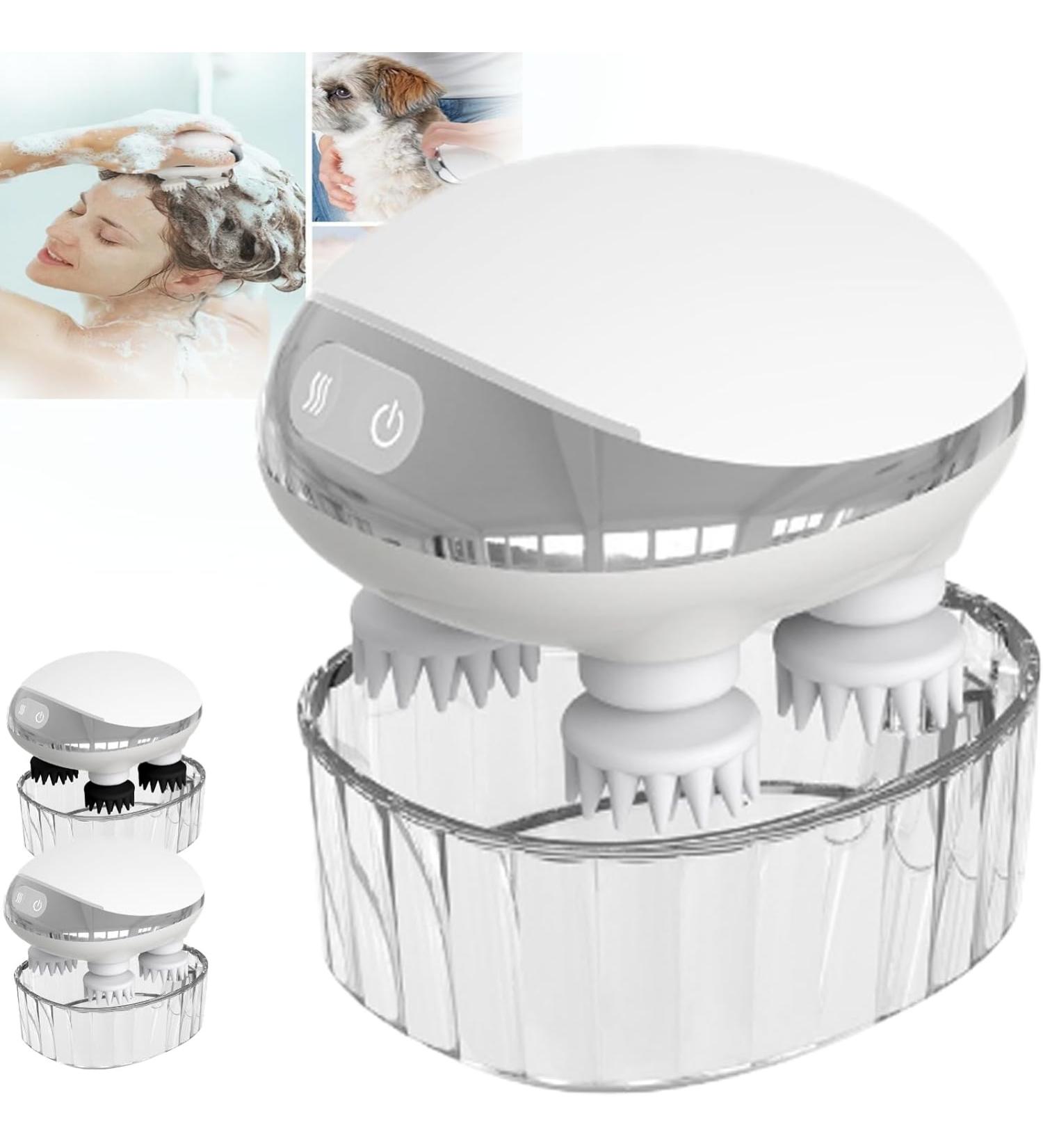 Buy Amalfi Scalp Massager | Scalphero Smart Electric Scalp Massager for Hair Growth & Stress Relief - Deep Clean & Soothing - Buy Online on GoSupps.com