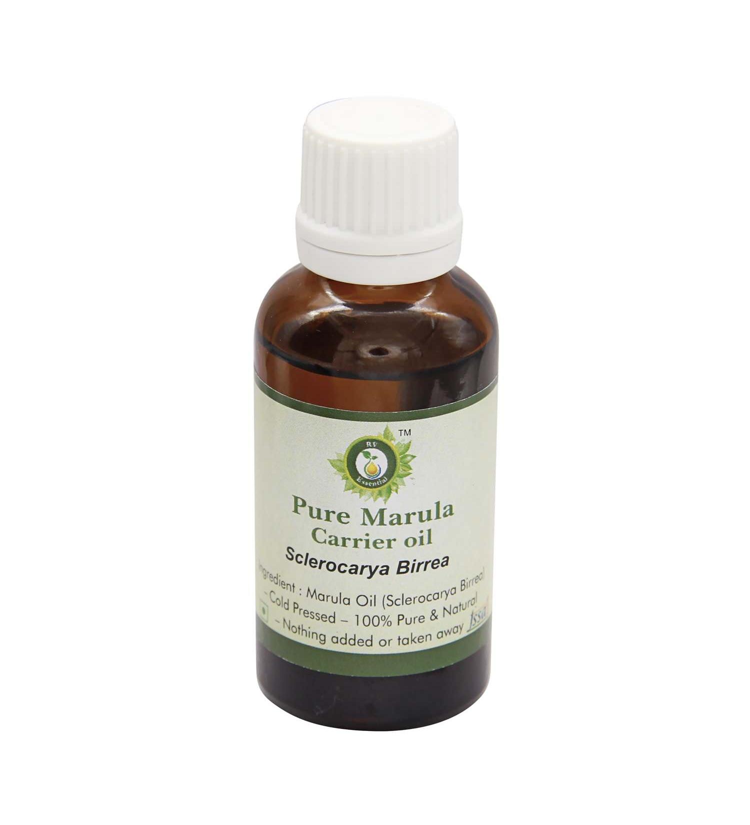 R V Essential Pure Marula Carrier Oil 30ml 101oz Sclerocarya Birrea 100 pure and natural cold pressed Pure Marula Carrier Oil