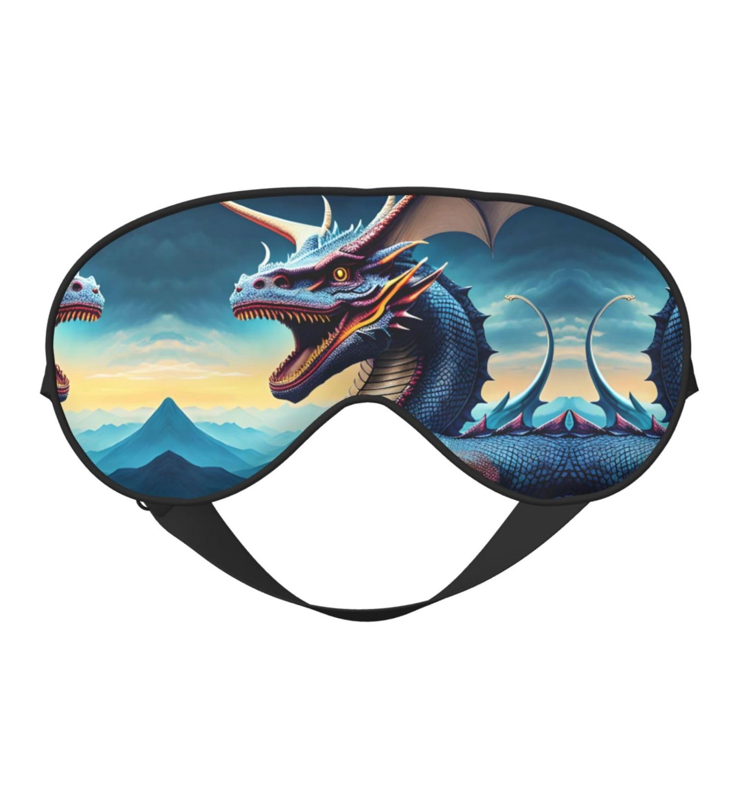 Roaring Dragon Eye Mask - Soft Adjustable Sleep Mask for Men & Women | International Shipping - Buy Online on GoSupps.com