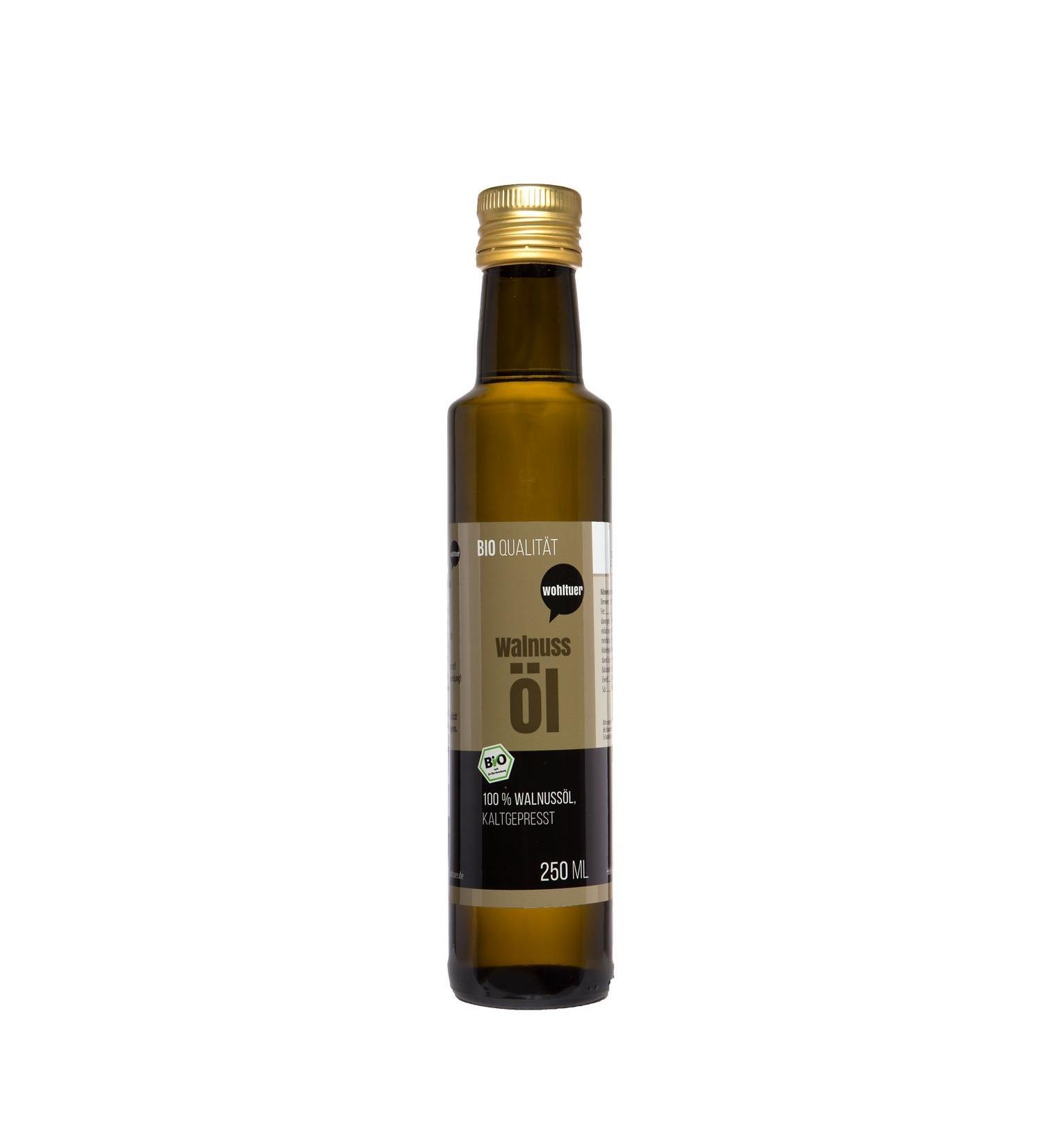  Wohltuer Wohltuer Organic Walnut Oil Cold-Pressed 250ml - Buy Online on GoSupps.com