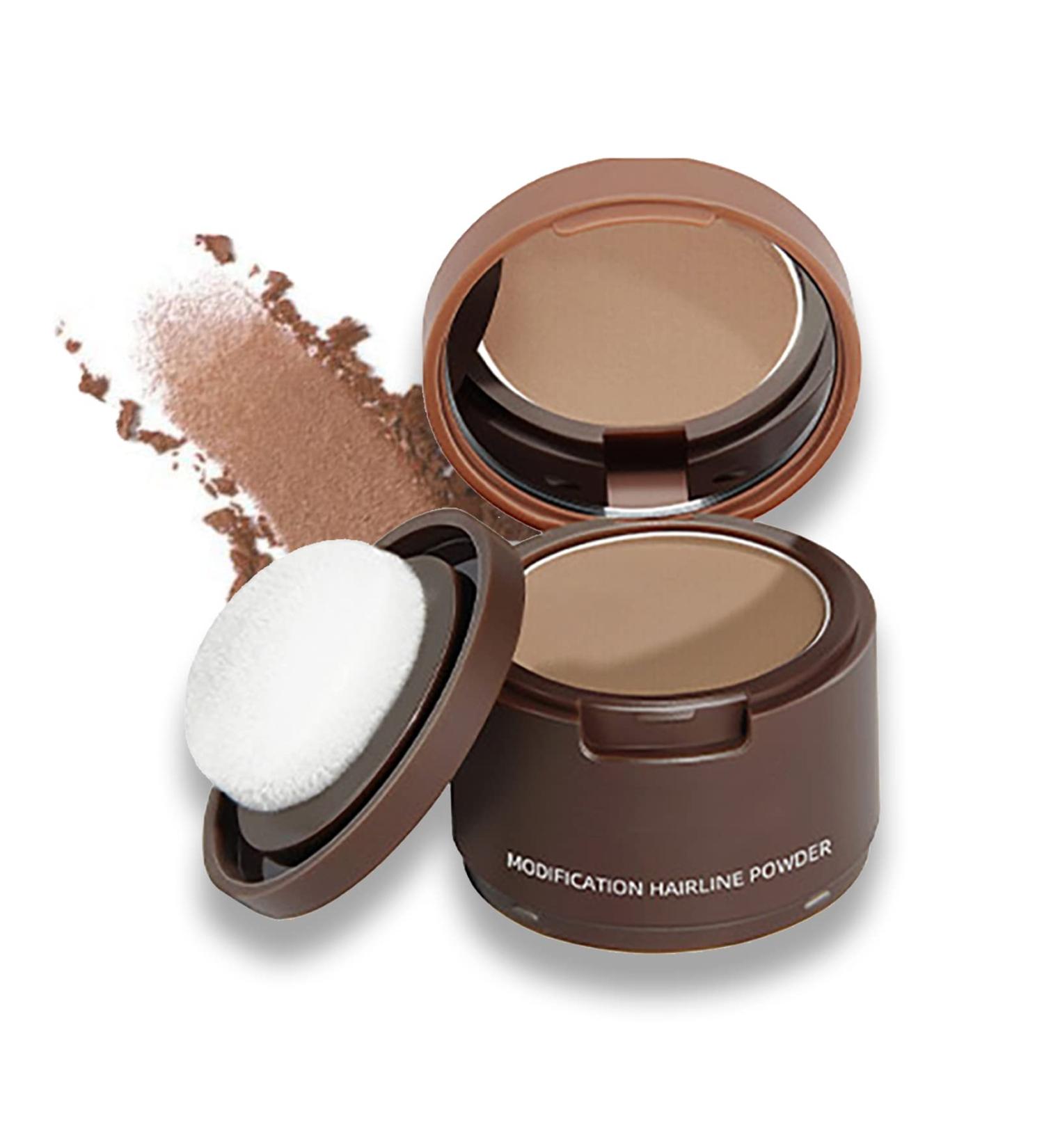 Hairline Shading Powder - Quick Hair Color Spray - Hairline Root Touch Up - Sweatproof Waterproof Hair Dye - Conceal Lighten Hair and Cover Gray Hair - Thicken Hair Root Shadow Powder (Light Brown) - Buy Online on GoSupps.com